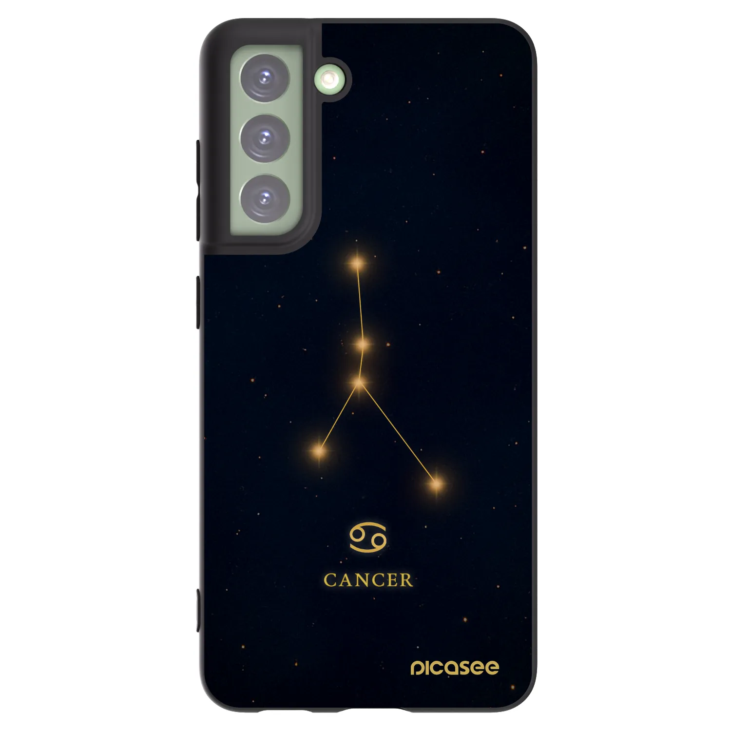 Picasee fekete szilikon tok az alábbi mobiltelefonokra Samsung Galaxy S21 FE 5G - CANCER