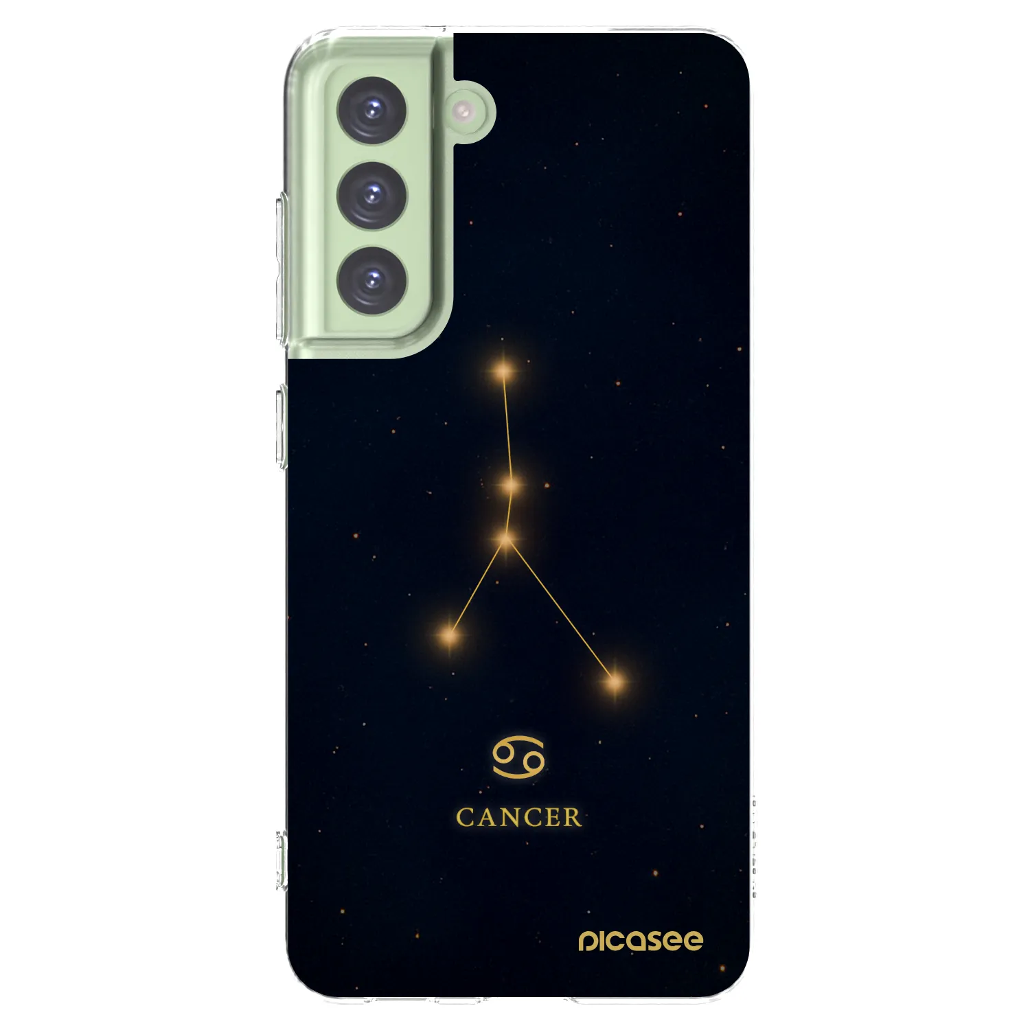 Picasee átlátszó szilikon tok az alábbi mobiltelefonokra Samsung Galaxy S21 FE 5G - CANCER