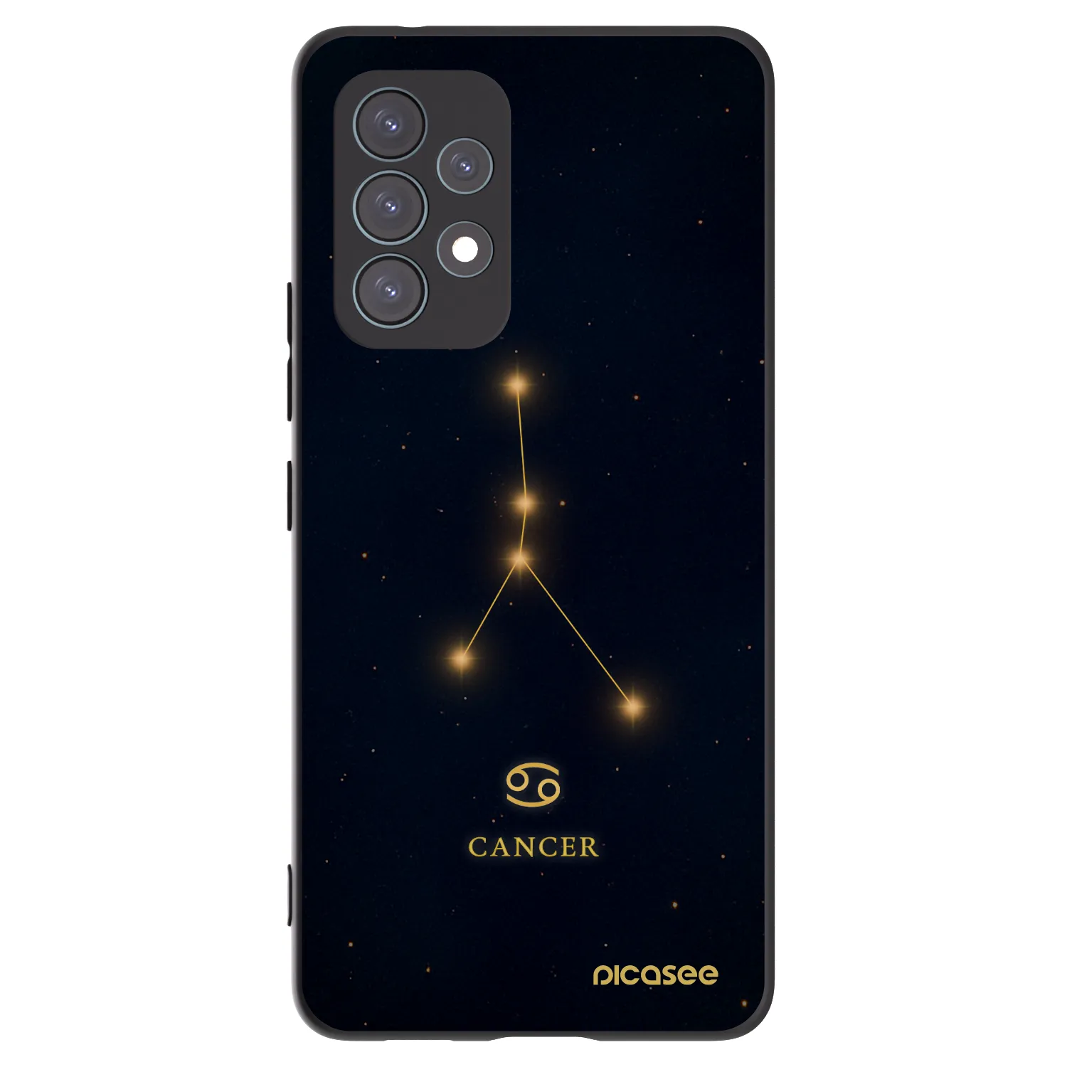 Picasee fekete szilikon tok az alábbi mobiltelefonokra Samsung Galaxy A53 5G A536 - CANCER