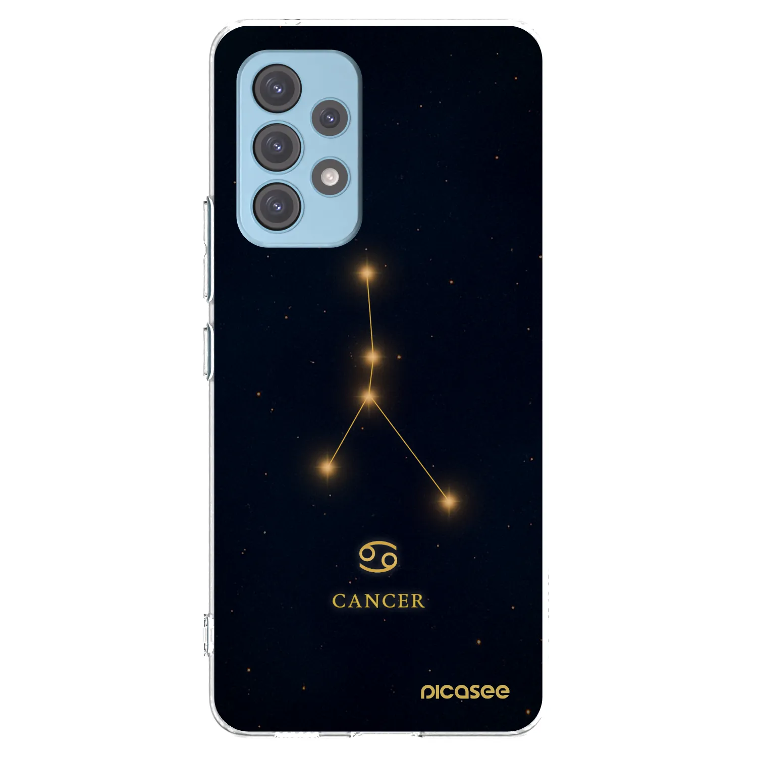Picasee átlátszó szilikon tok az alábbi mobiltelefonokra Samsung Galaxy A53 5G A536 - CANCER