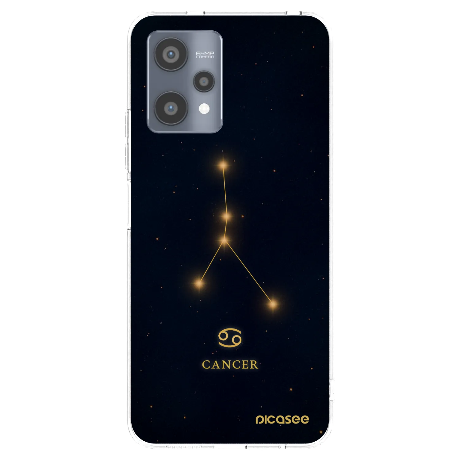 Picasee átlátszó szilikon tok az alábbi mobiltelefonokra Realme 9 Pro 5G - CANCER