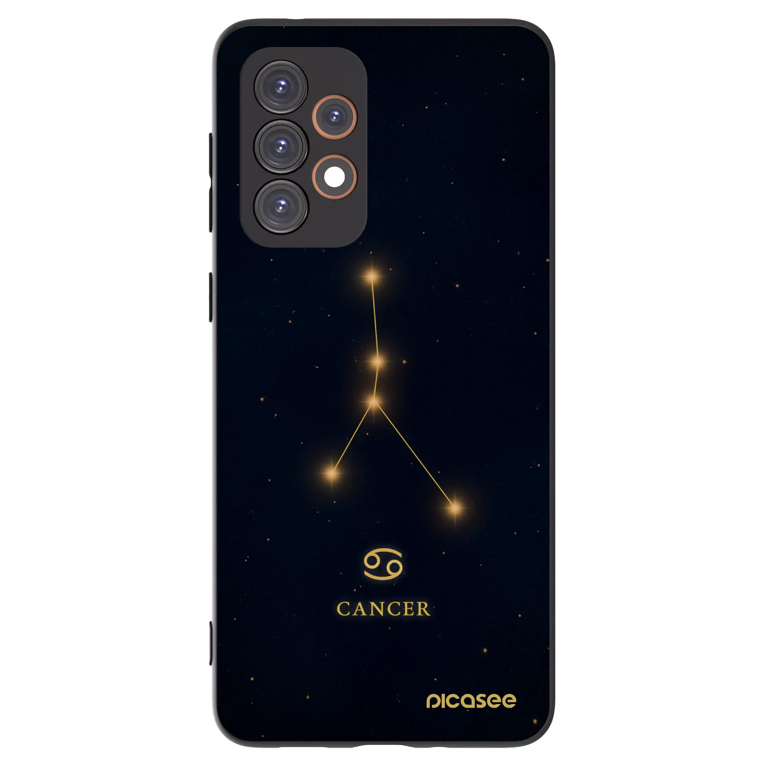 Picasee fekete szilikon tok az alábbi mobiltelefonokra Samsung Galaxy A33 5G A336 - CANCER