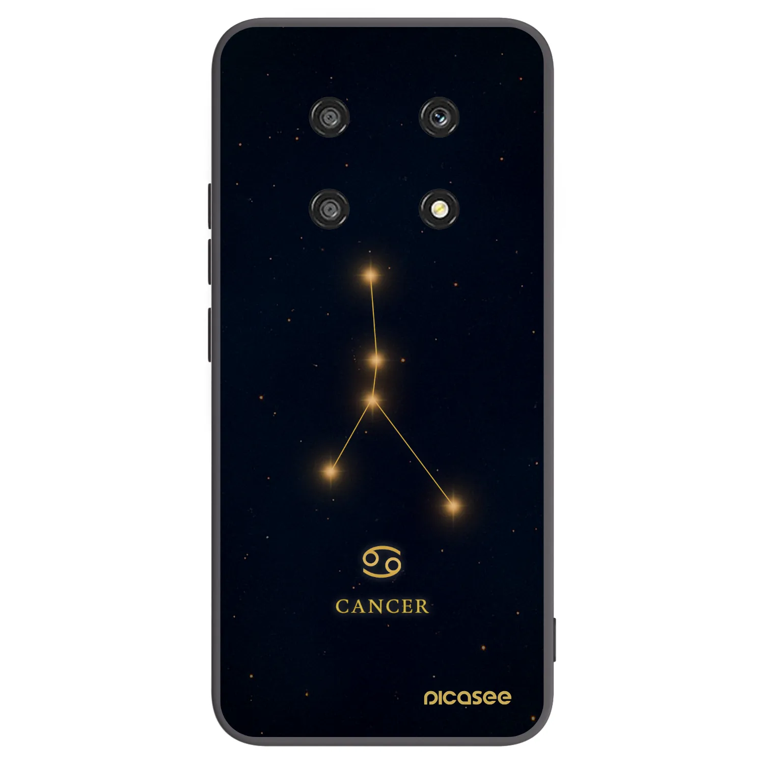Picasee fekete szilikon tok az alábbi mobiltelefonokra Honor Magic4 Lite 5G - CANCER