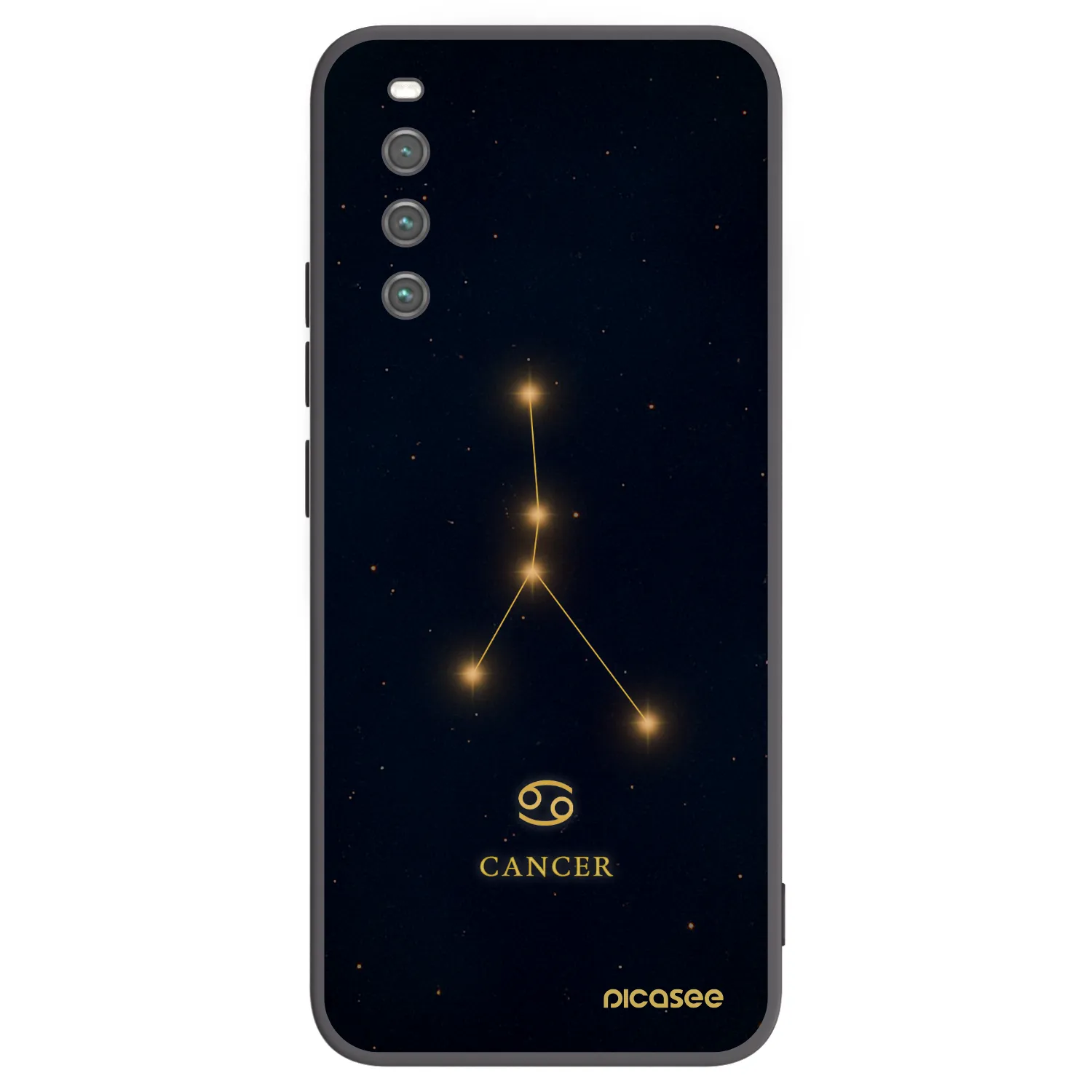 Picasee fekete szilikon tok az alábbi mobiltelefonokra Sony Xperia 10 IV 5G - CANCER