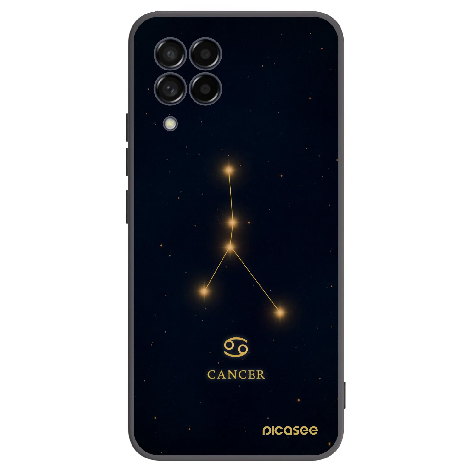Picasee fekete szilikon tok az alábbi mobiltelefonokra Samsung Galaxy M53 5G - CANCER