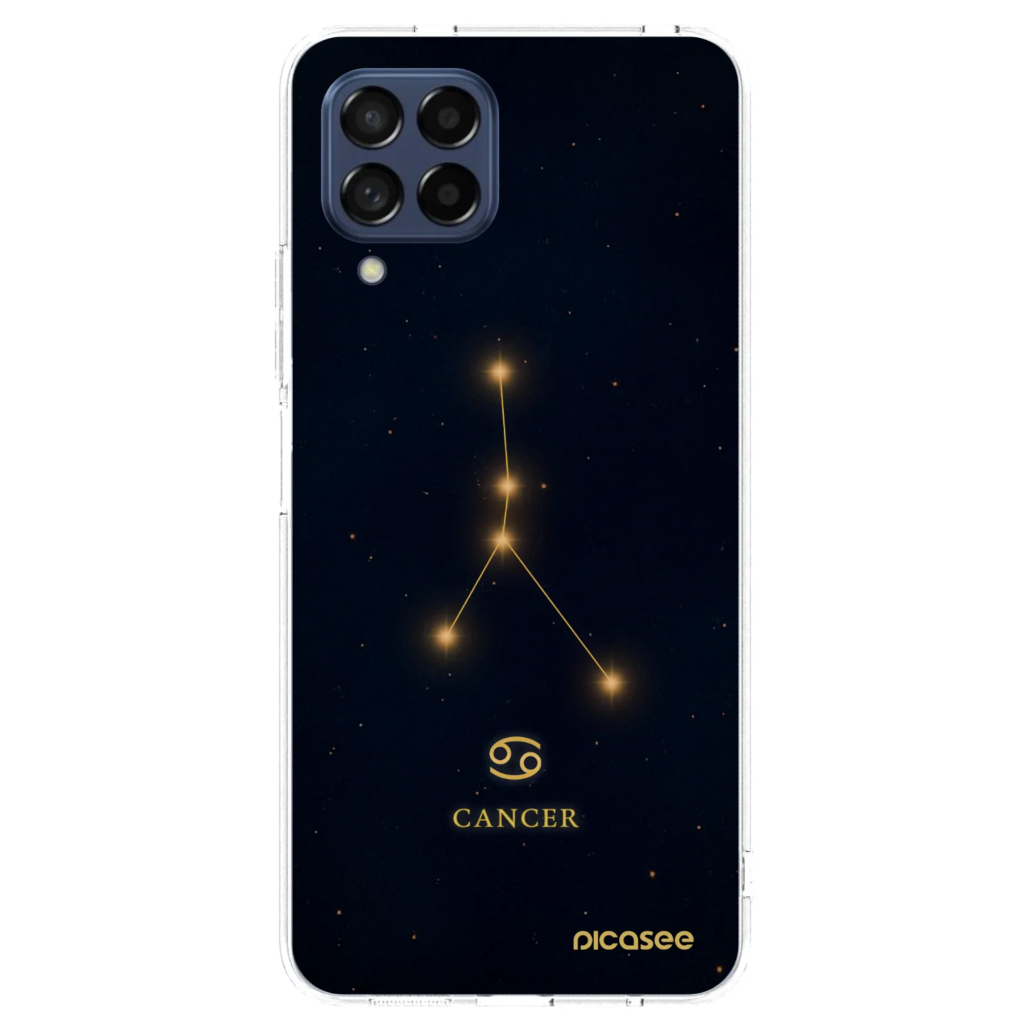 Picasee átlátszó szilikon tok az alábbi mobiltelefonokra Samsung Galaxy M53 5G - CANCER