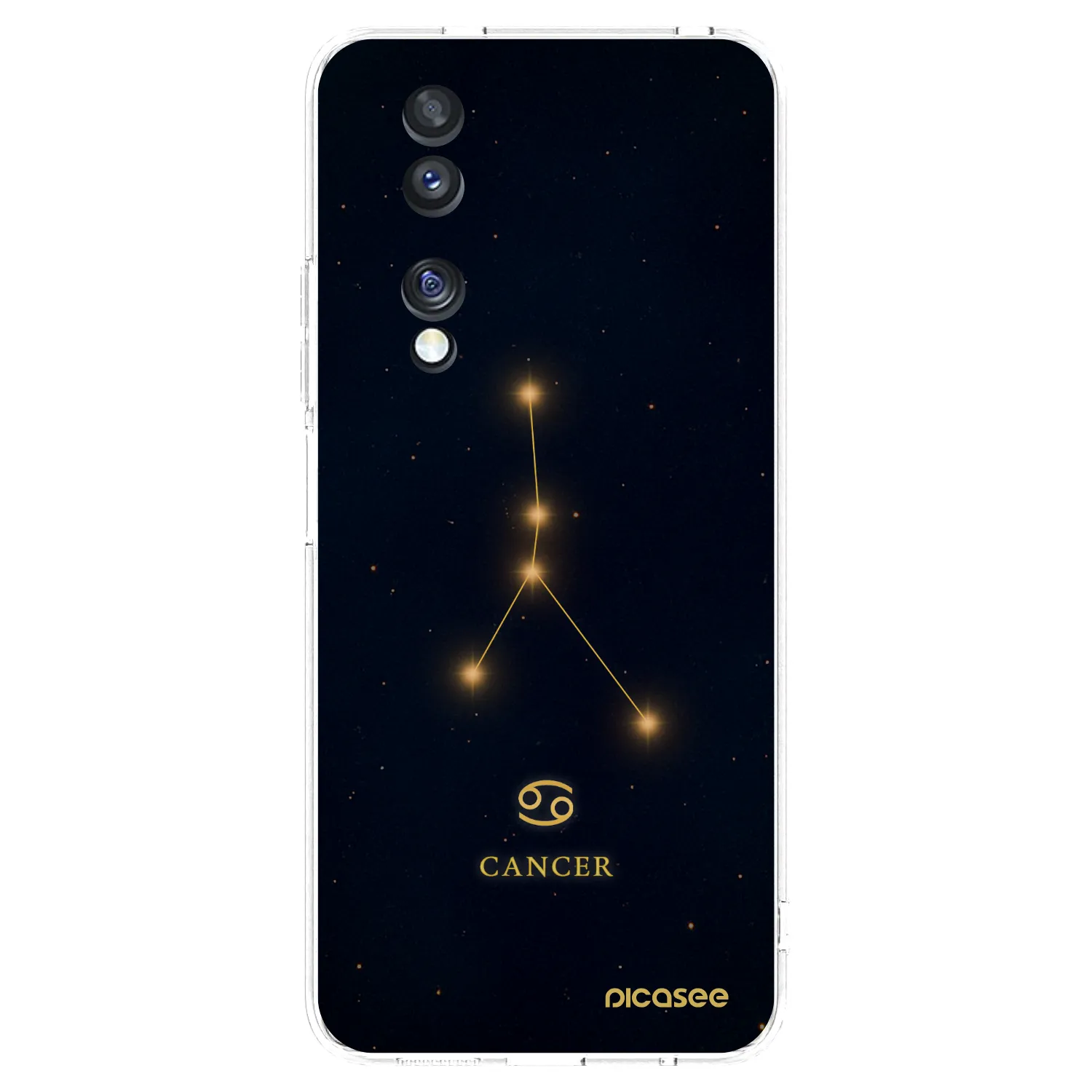 Picasee átlátszó szilikon tok az alábbi mobiltelefonokra Honor 70 - CANCER
