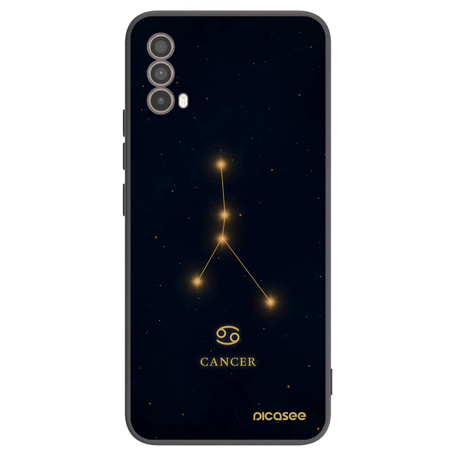 Picasee fekete szilikon tok az alábbi mobiltelefonokra Motorola Moto E40 - CANCER