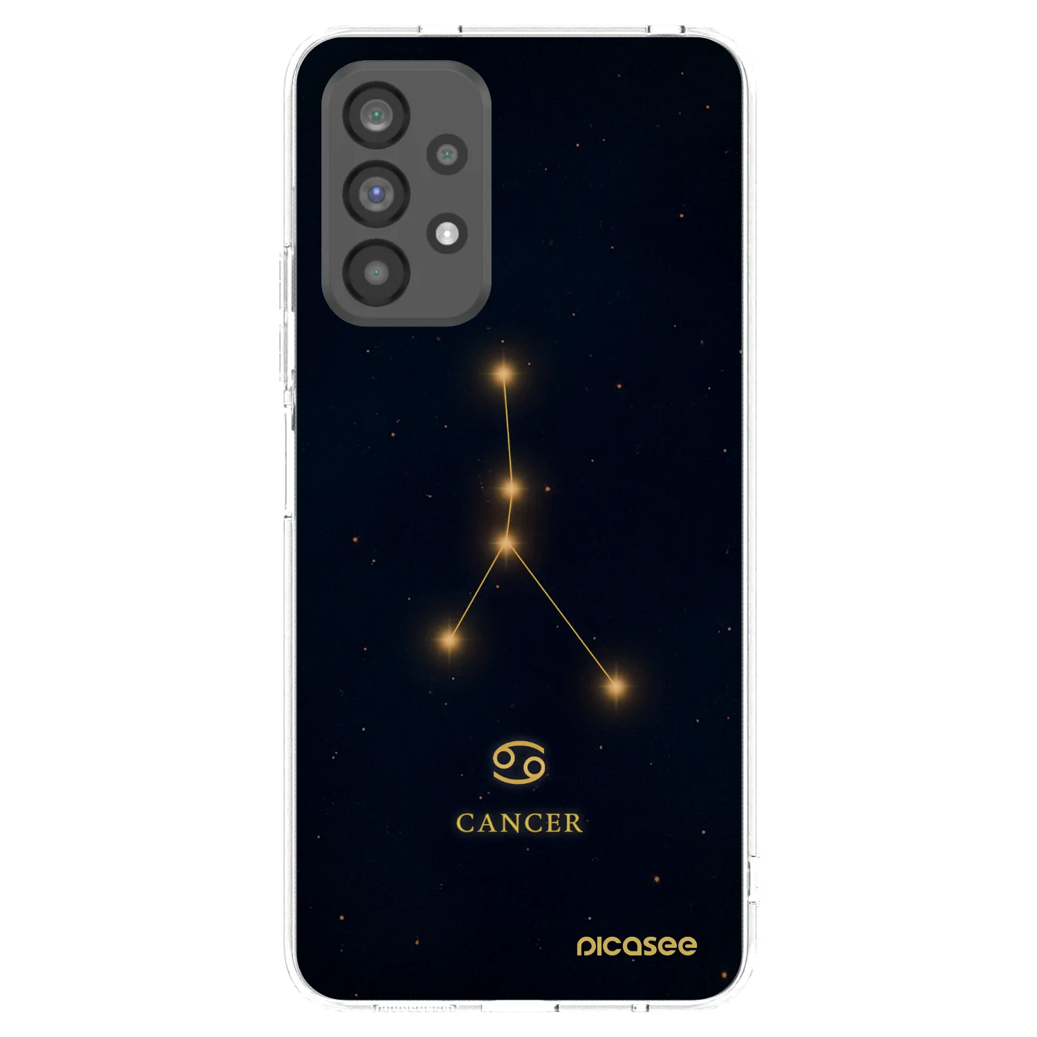 Picasee átlátszó szilikon tok az alábbi mobiltelefonokra Samsung Galaxy A73 5G - CANCER