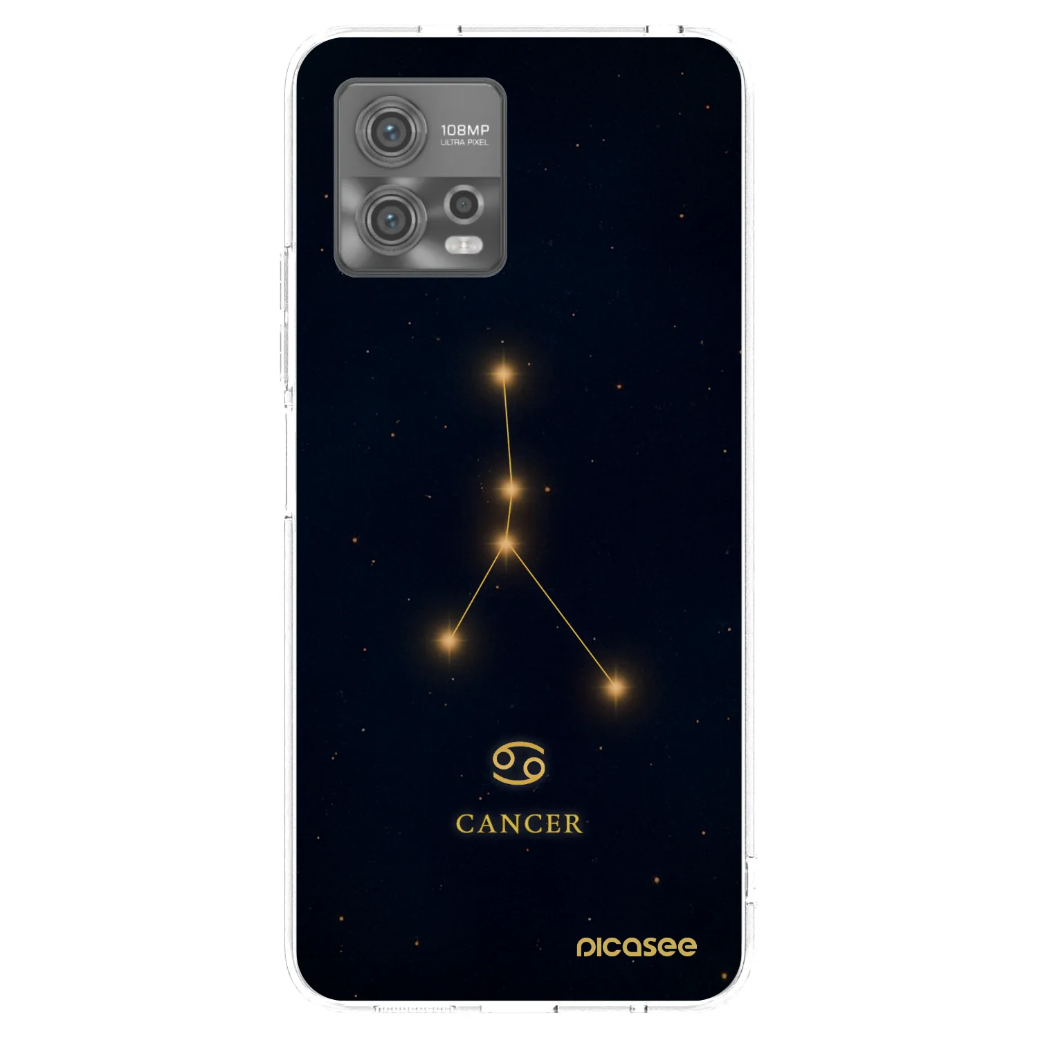 Picasee átlátszó szilikon tok az alábbi mobiltelefonokra Motorola Moto G72 - CANCER
