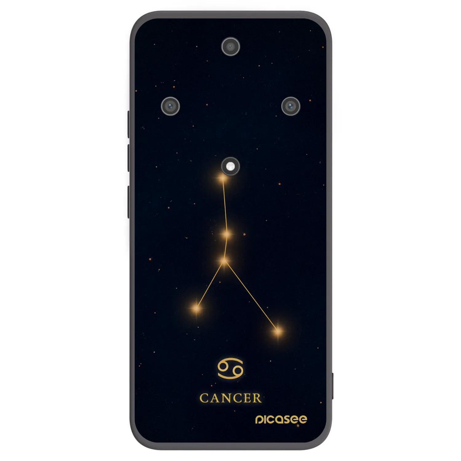 Picasee fekete szilikon tok az alábbi mobiltelefonokra Honor Magic5 Lite 5G - CANCER