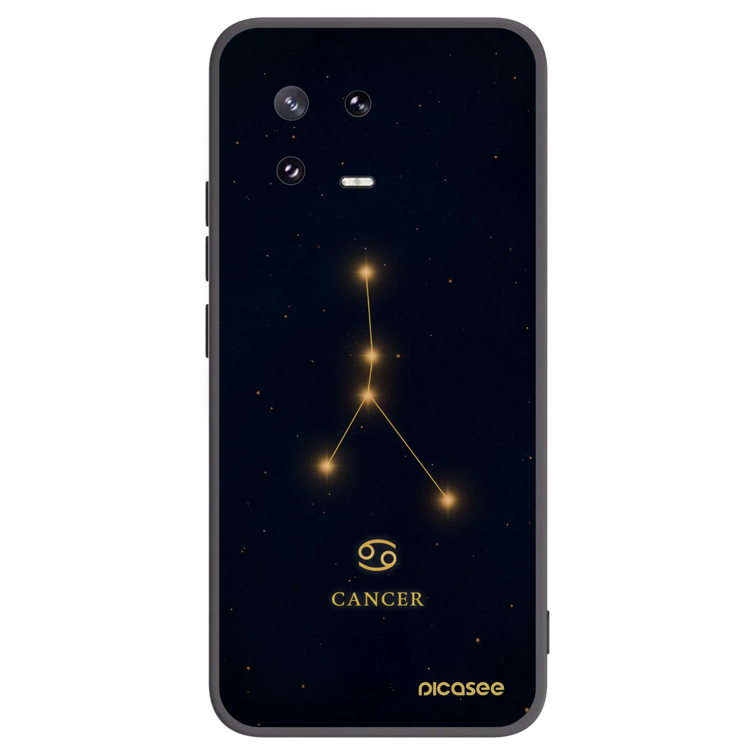 Picasee fekete szilikon tok az alábbi mobiltelefonokra Xiaomi 13 Pro - CANCER