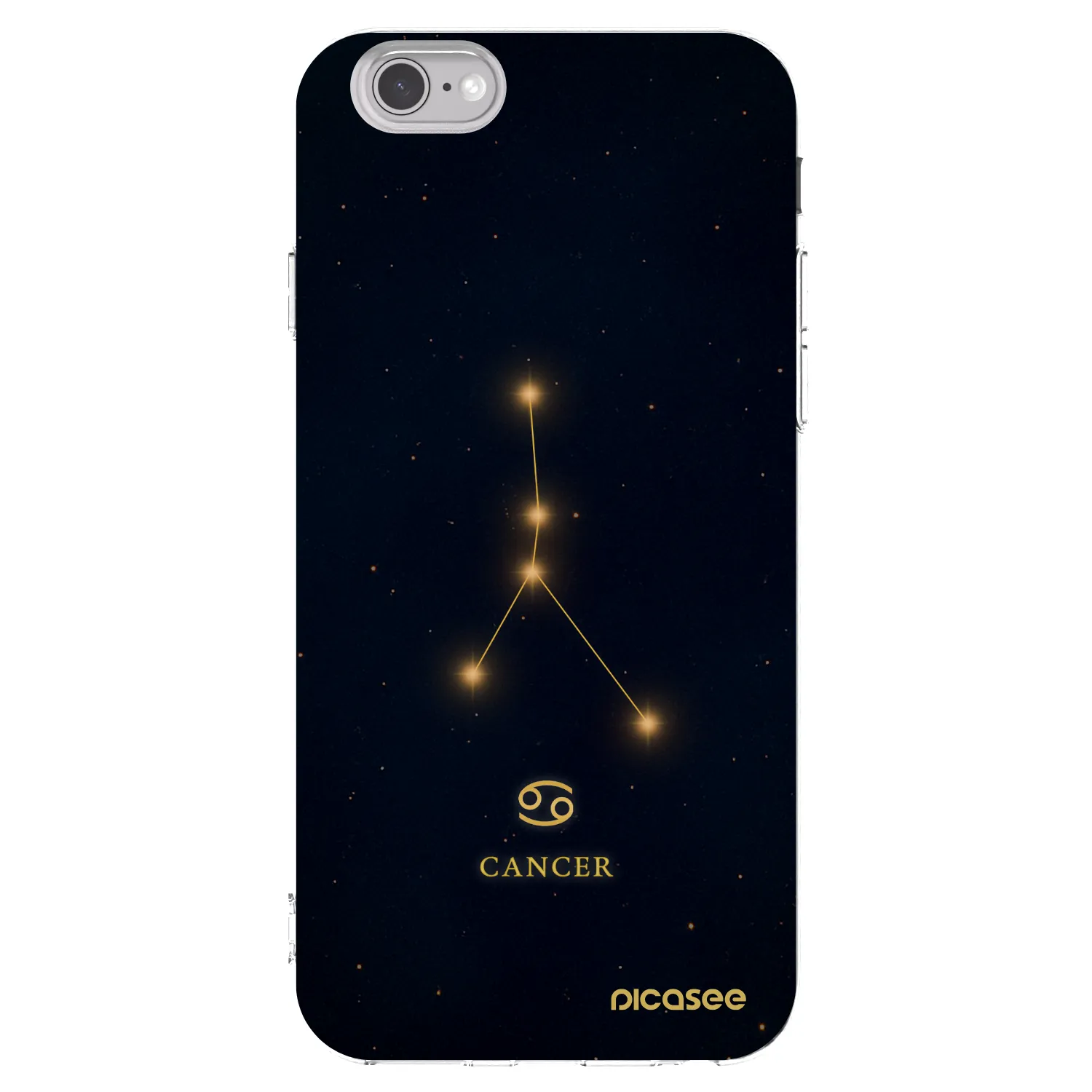 Picasee átlátszó szilikon tok az alábbi mobiltelefonokra Apple iPhone 6/6S - CANCER