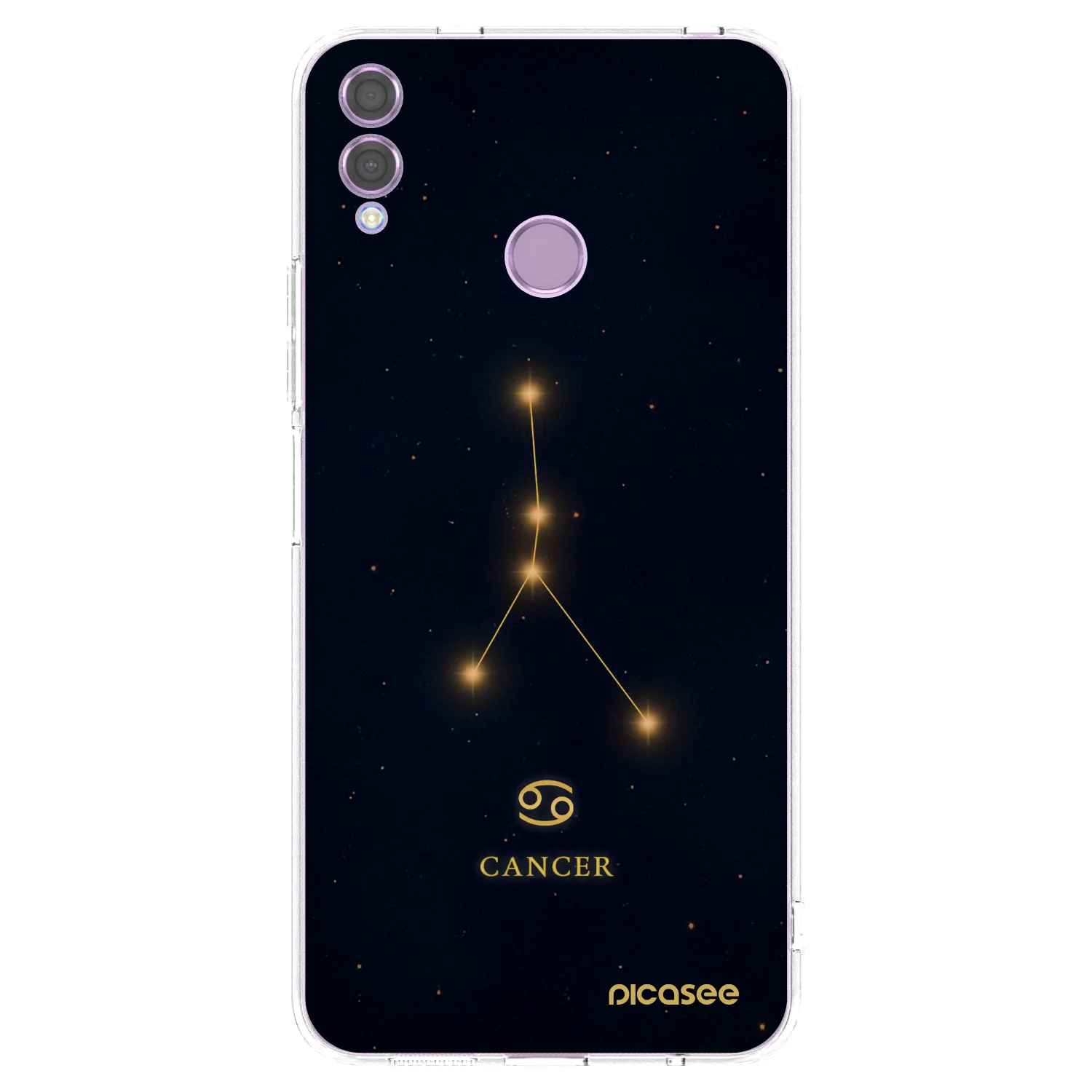 Picasee átlátszó szilikon tok az alábbi mobiltelefonokra Honor 8X - CANCER