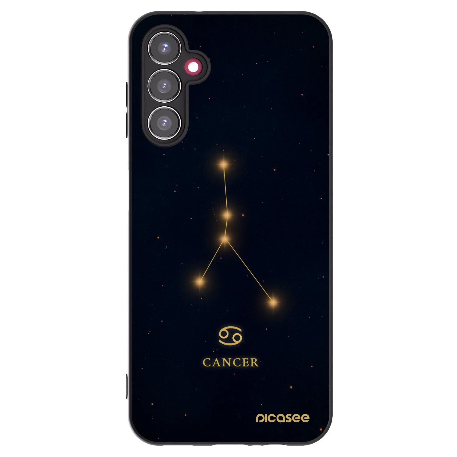 Picasee fekete szilikon tok az alábbi mobiltelefonokra Samsung Galaxy A14 5G A146P - CANCER