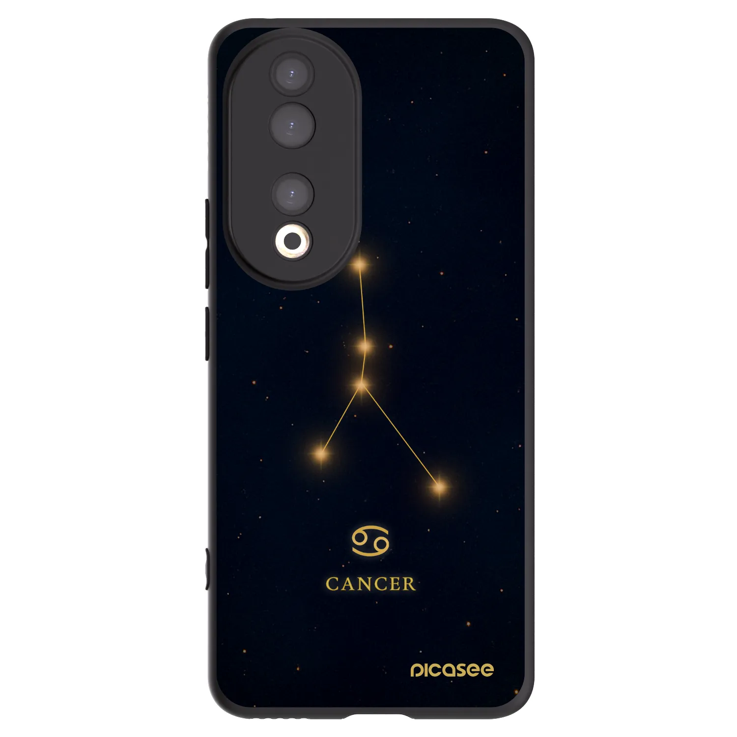 Picasee fekete szilikon tok az alábbi mobiltelefonokra Honor 90 5G - CANCER