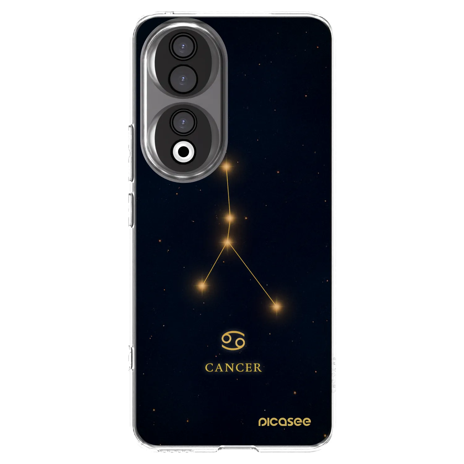 Picasee átlátszó szilikon tok az alábbi mobiltelefonokra Honor 90 5G - CANCER