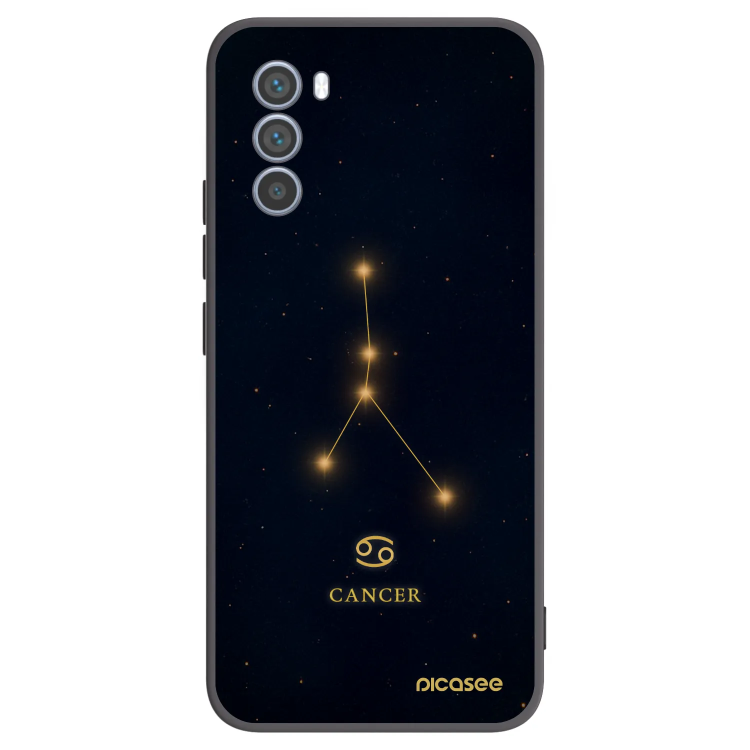 Picasee fekete szilikon tok az alábbi mobiltelefonokra Motorola Moto G62 - CANCER
