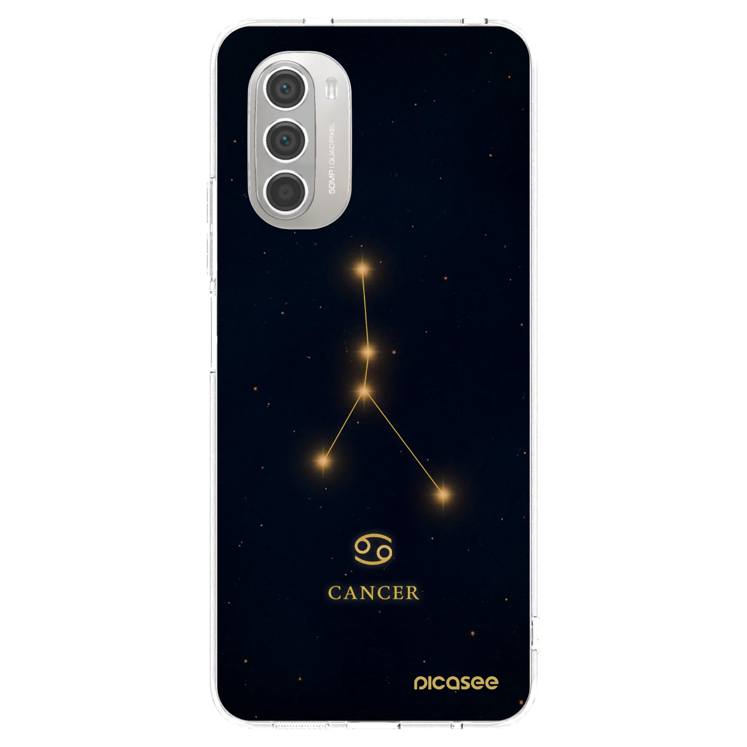 Picasee átlátszó szilikon tok az alábbi mobiltelefonokra Motorola Moto G51 - CANCER
