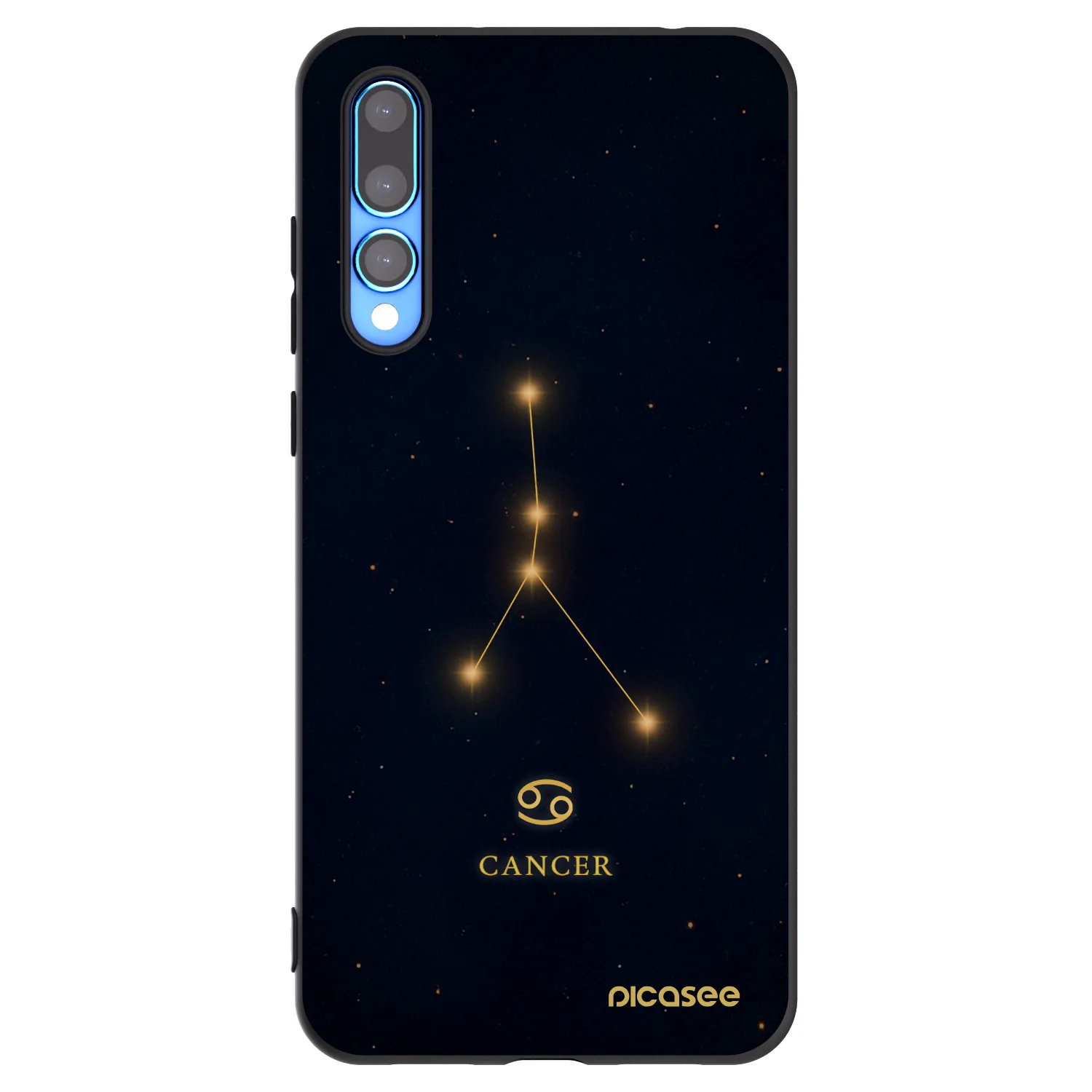 Picasee fekete szilikon tok az alábbi mobiltelefonokra Huawei P20 Pro - CANCER