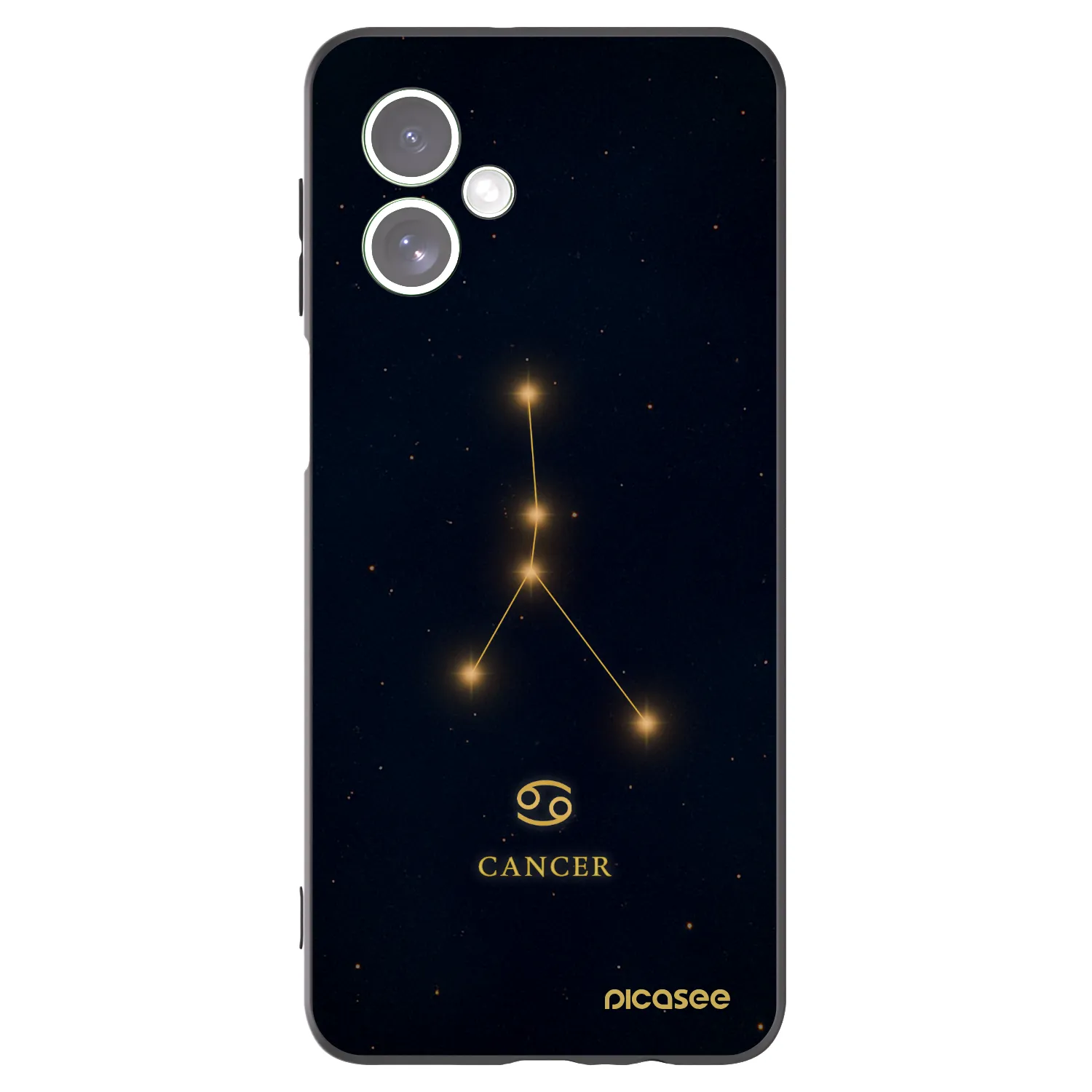 Picasee fekete szilikon tok az alábbi mobiltelefonokra Motorola Moto G54 5G - CANCER