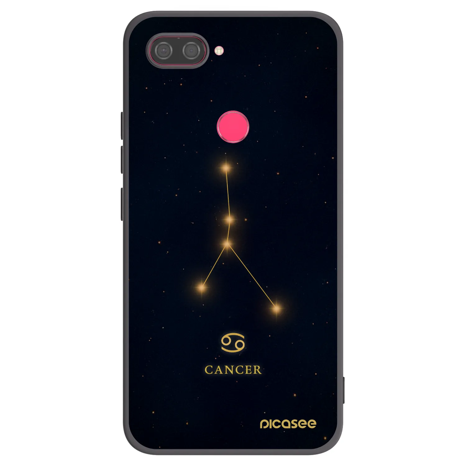 Picasee fekete szilikon tok az alábbi mobiltelefonokra Xiaomi Mi 8 Lite - CANCER