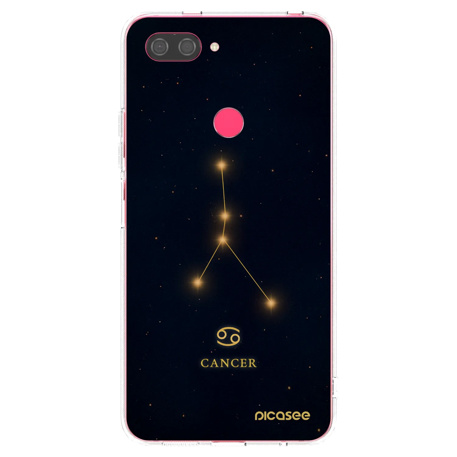 Picasee átlátszó szilikon tok az alábbi mobiltelefonokra Xiaomi Mi 8 Lite - CANCER