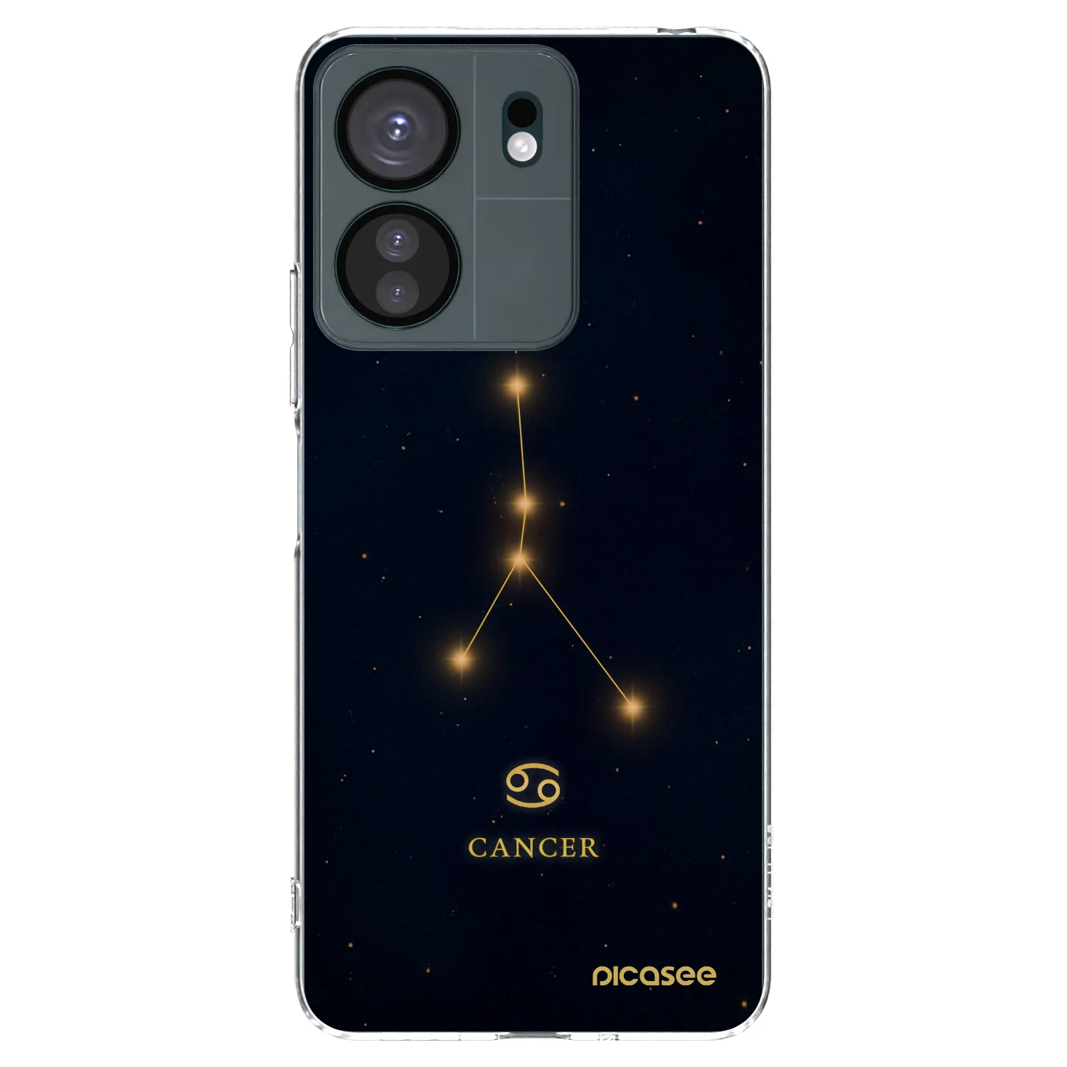 Picasee átlátszó szilikon tok az alábbi mobiltelefonokra Xiaomi Redmi 13C 4G - CANCER