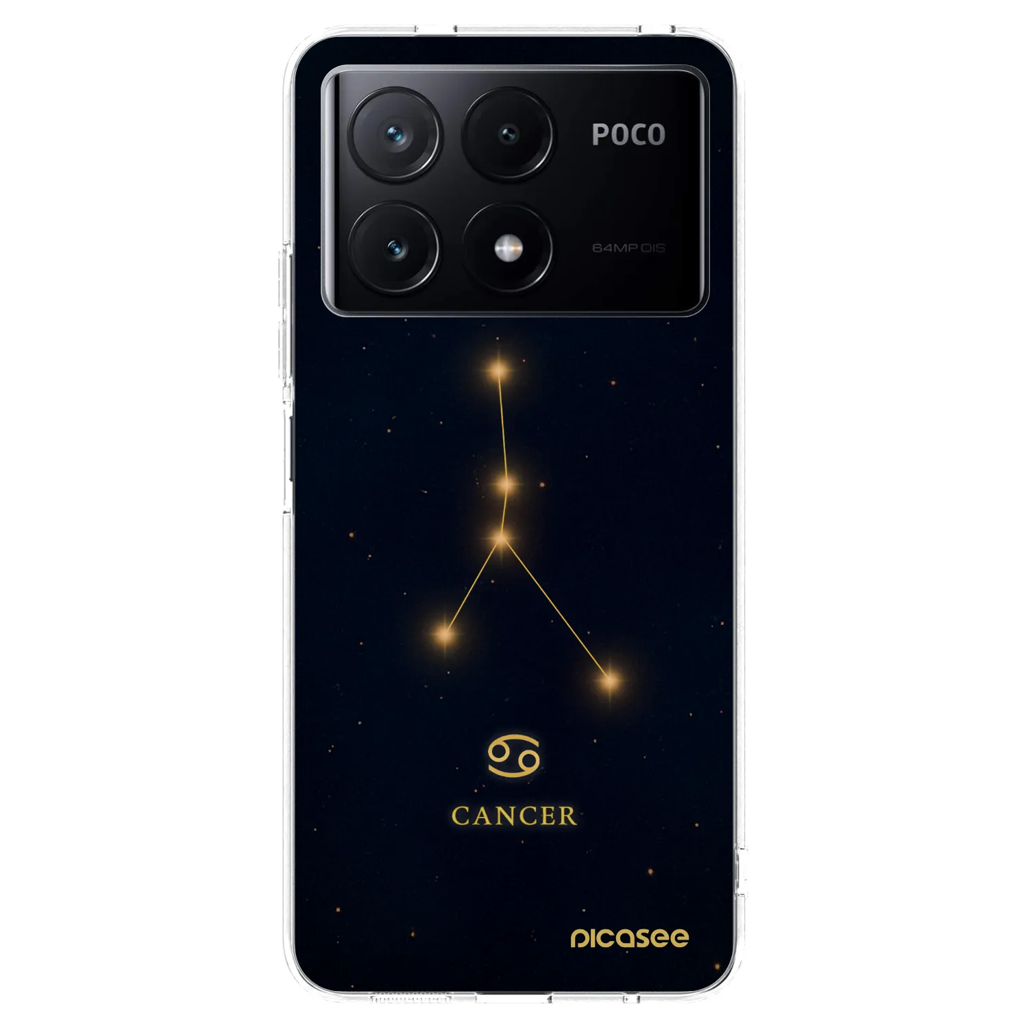 Picasee átlátszó szilikon tok az alábbi mobiltelefonokra Xiaomi Poco X6 Pro - CANCER