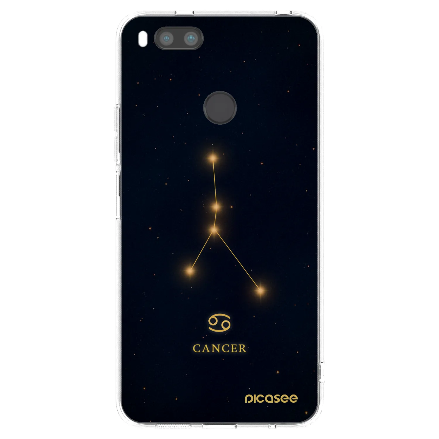 Picasee átlátszó szilikon tok az alábbi mobiltelefonokra Xiaomi Mi Note 10 (Pro) - CANCER