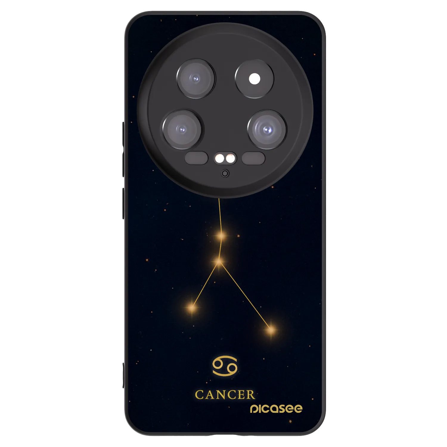 Picasee fekete szilikon tok az alábbi mobiltelefonokra Xiaomi 14 Ultra - CANCER
