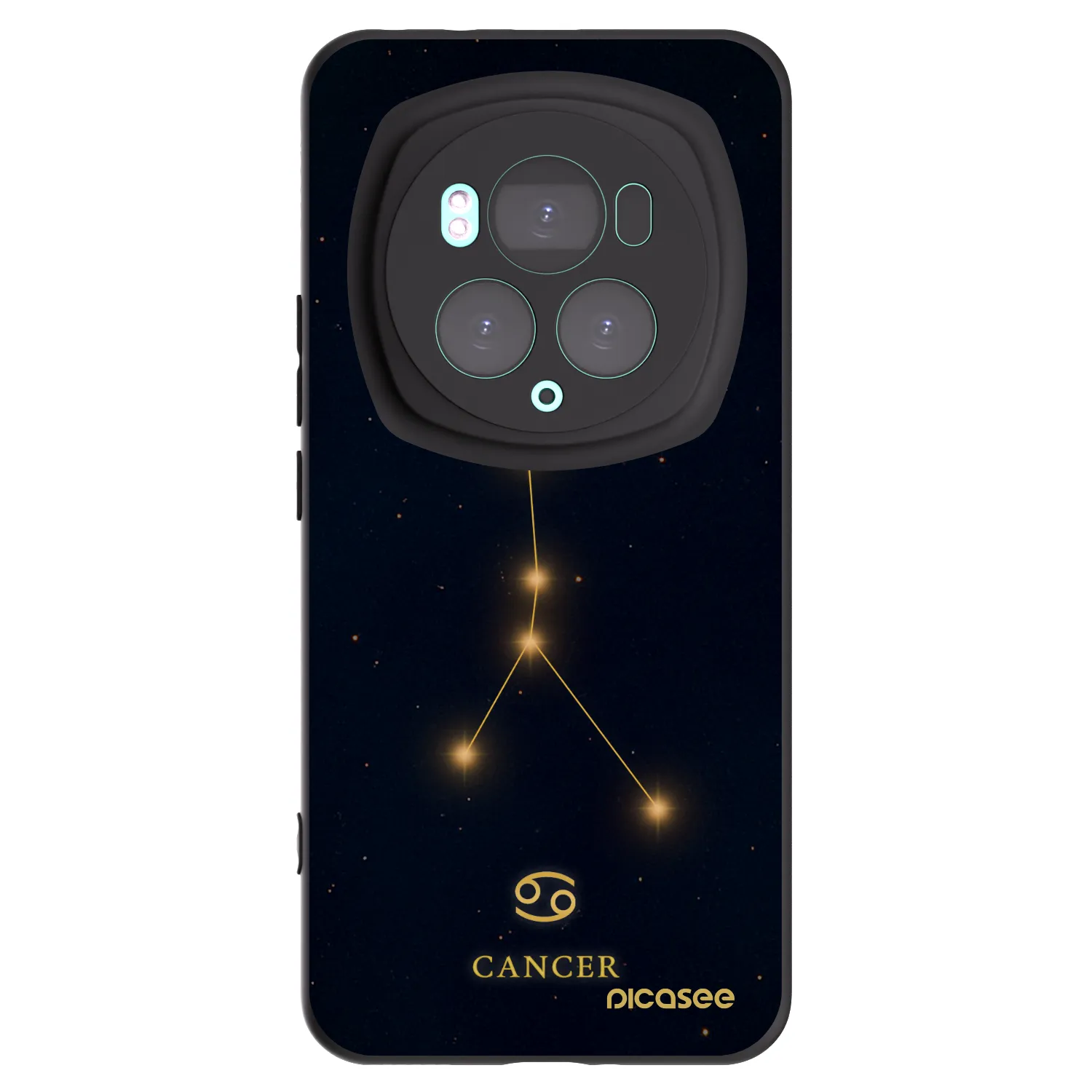 Picasee fekete szilikon tok az alábbi mobiltelefonokra Honor Magic6 Pro - CANCER