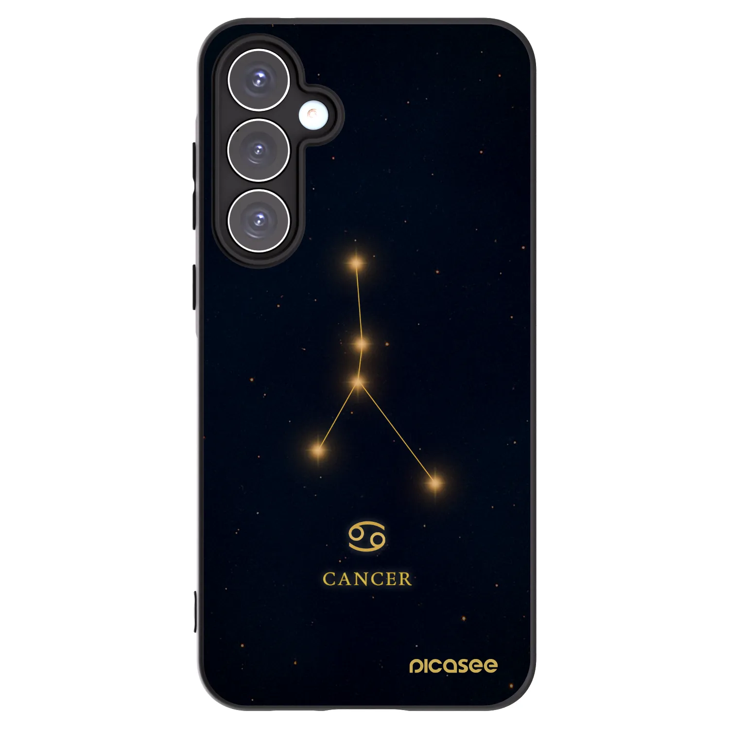 Picasee fekete szilikon tok az alábbi mobiltelefonokra Samsung Galaxy A55 5G A556B - CANCER