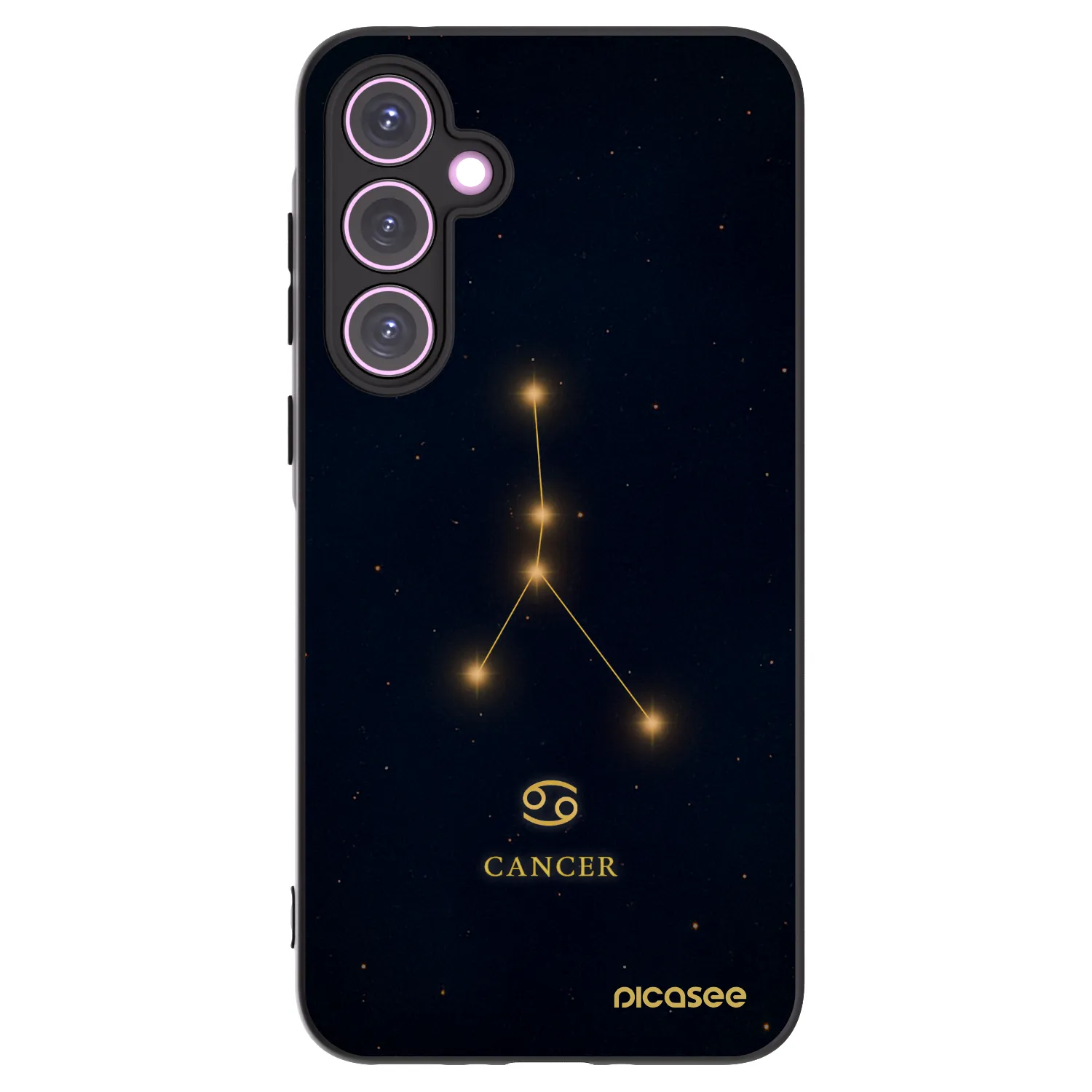 Picasee fekete szilikon tok az alábbi mobiltelefonokra Samsung Galaxy A35 5G A356B - CANCER