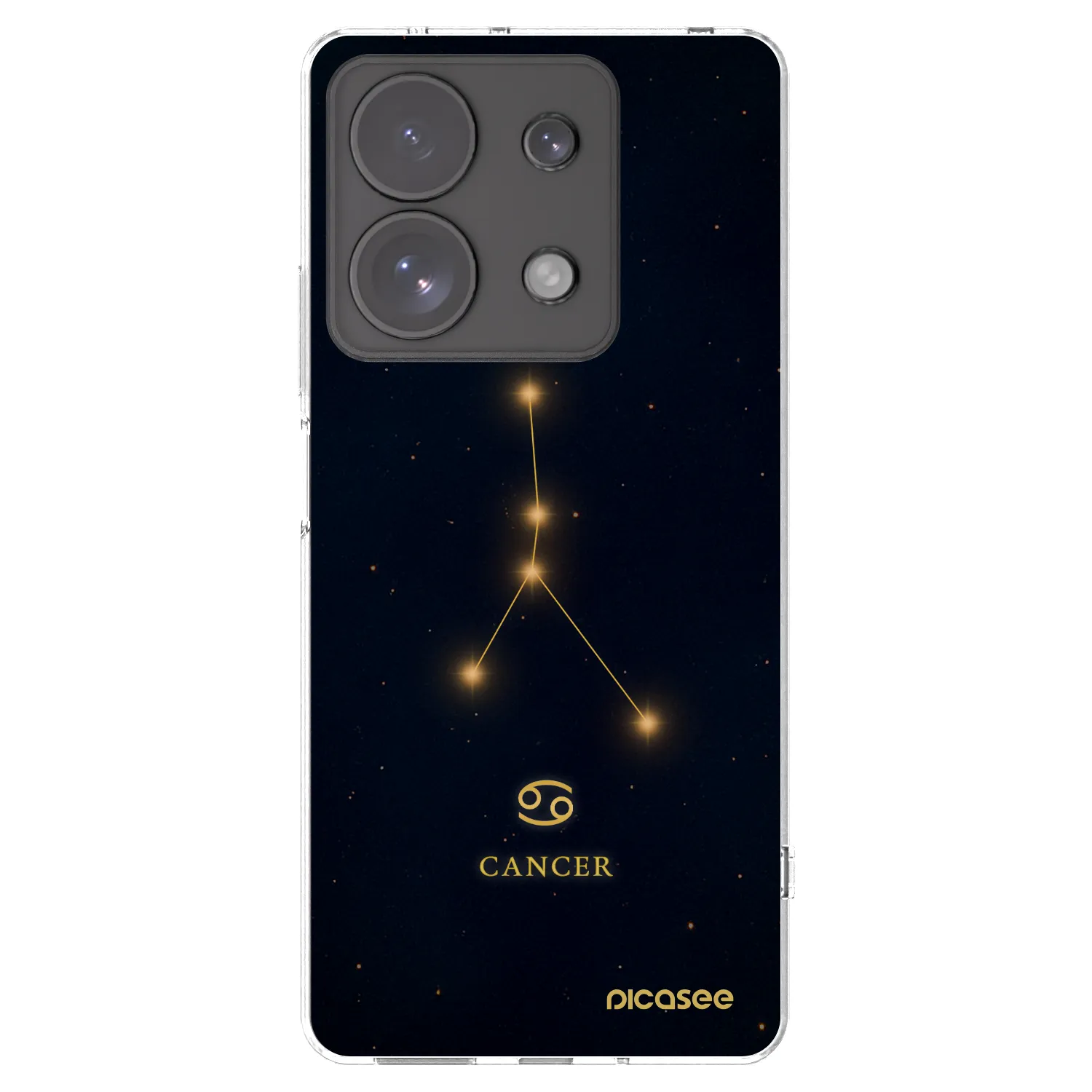 Picasee átlátszó szilikon tok az alábbi mobiltelefonokra Xiaomi Redmi Note 13 Pro 4G - CANCER