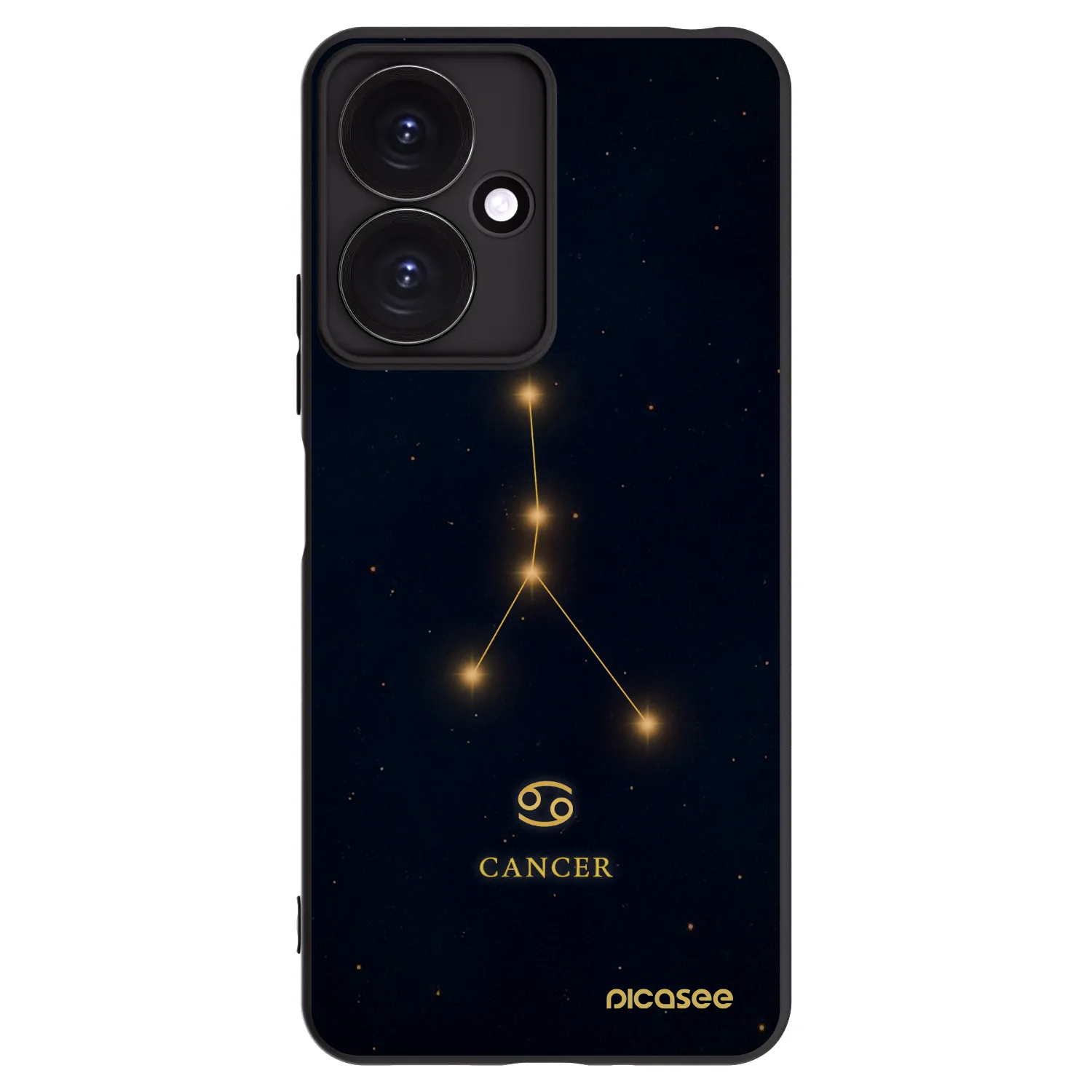 Picasee fekete szilikon tok az alábbi mobiltelefonokra Xiaomi Redmi 13C 5G - CANCER