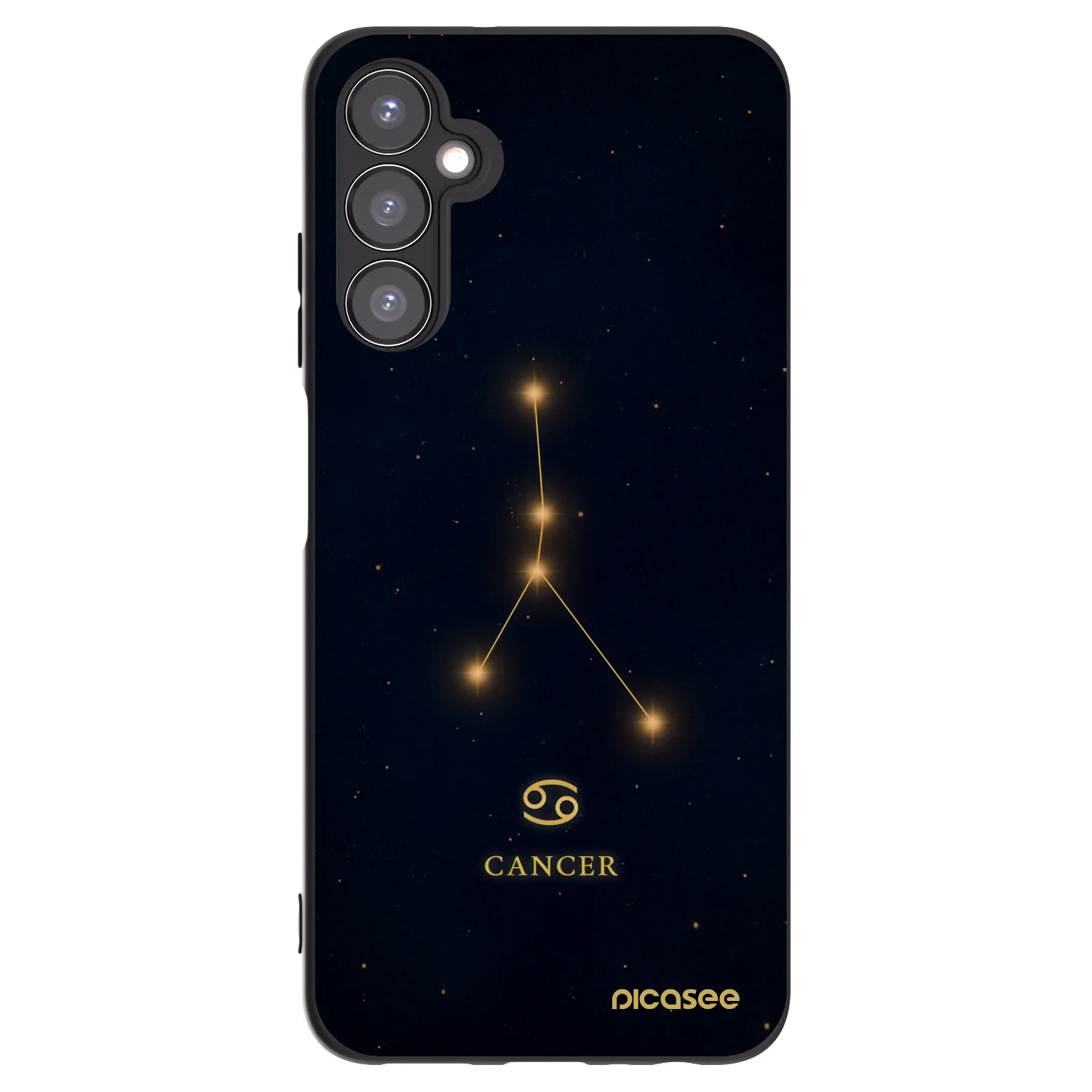 Picasee fekete szilikon tok az alábbi mobiltelefonokra Samsung Galaxy A05s A057G - CANCER