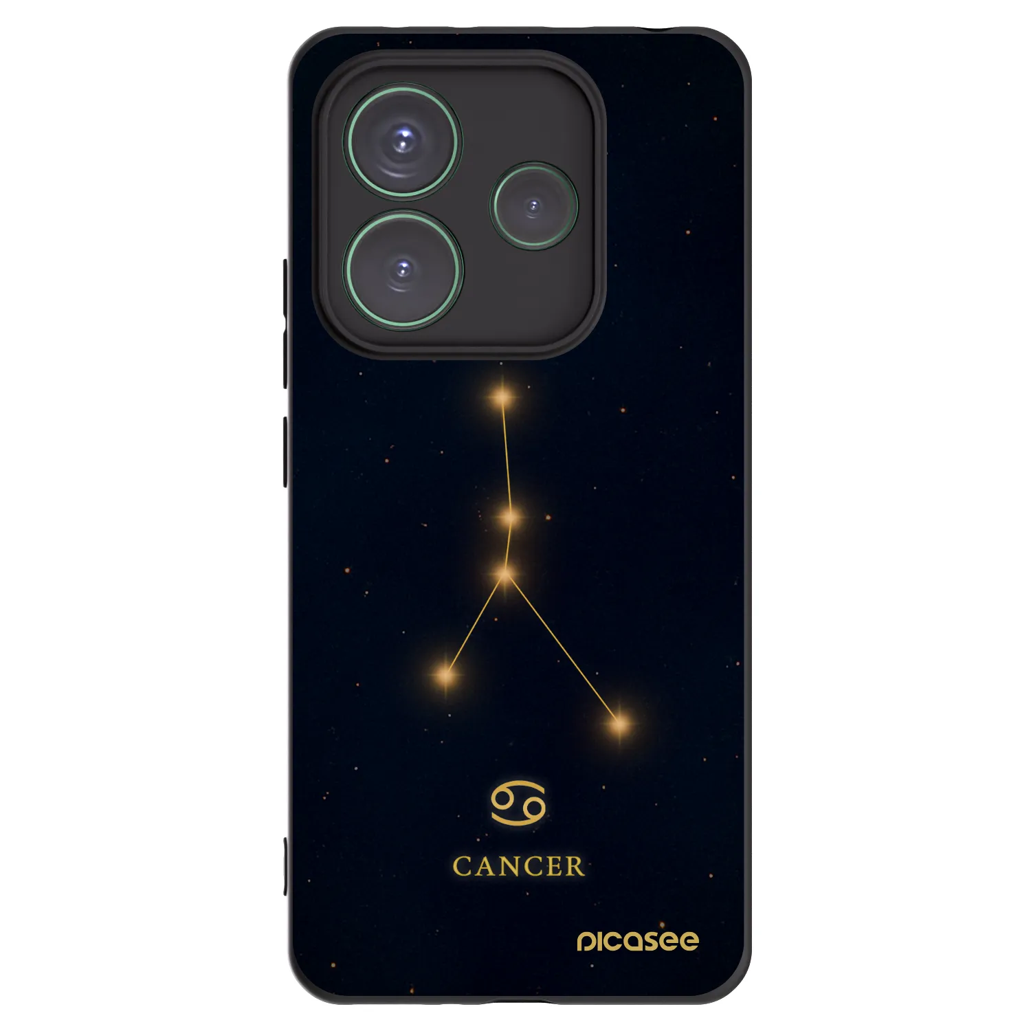 Picasee fekete szilikon tok az alábbi mobiltelefonokra Xiaomi Redmi Note 14 5G - CANCER