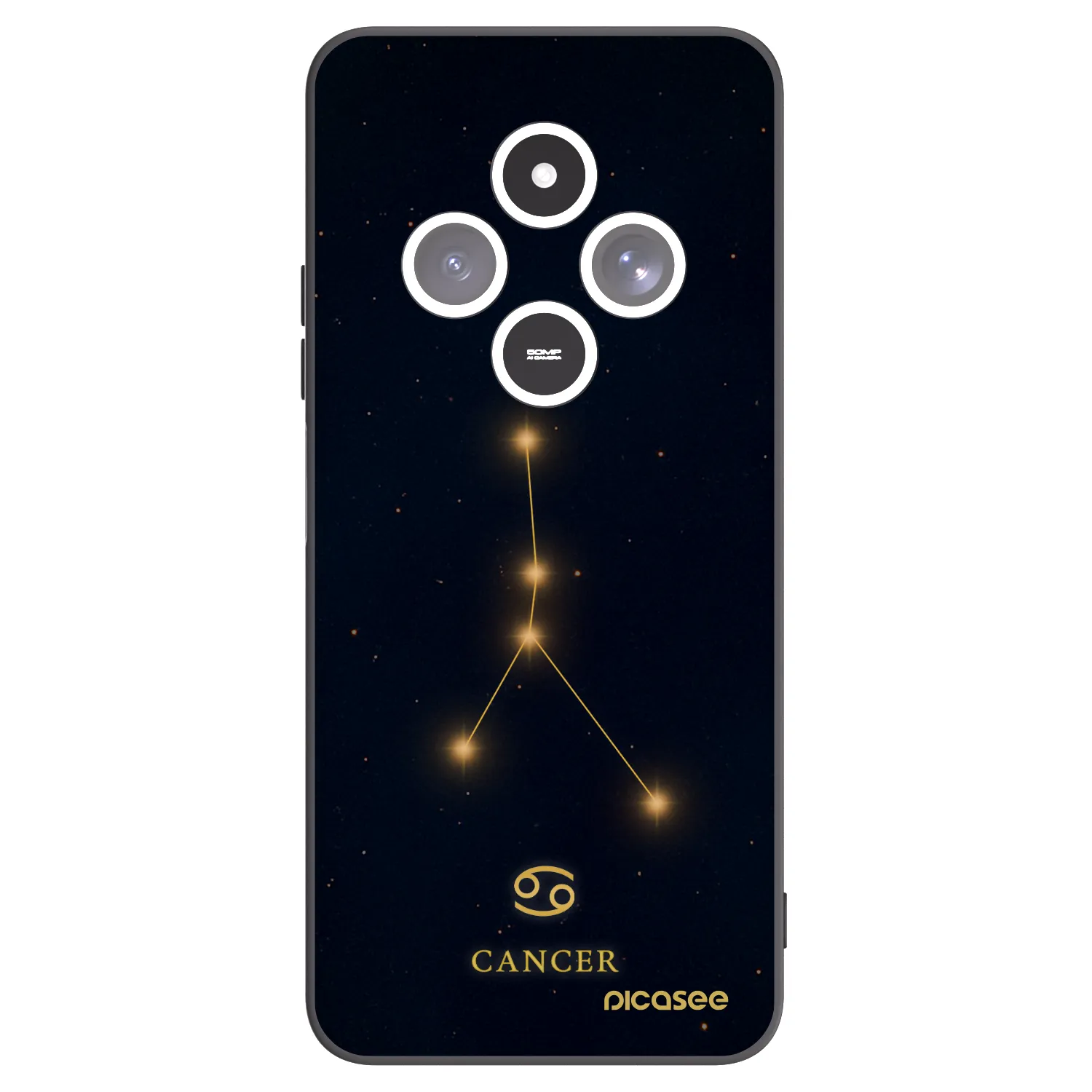 Picasee fekete szilikon tok az alábbi mobiltelefonokra Xiaomi Redmi 14C - CANCER