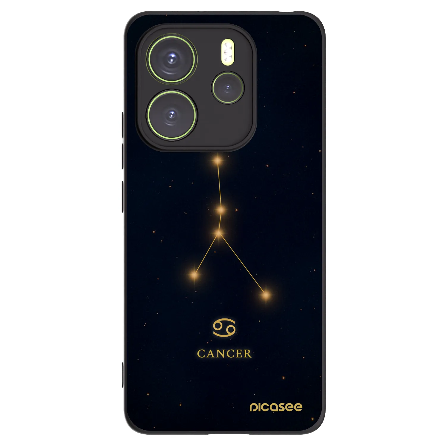 Picasee fekete szilikon tok az alábbi mobiltelefonokra Xiaomi Redmi Note 14 4G - CANCER