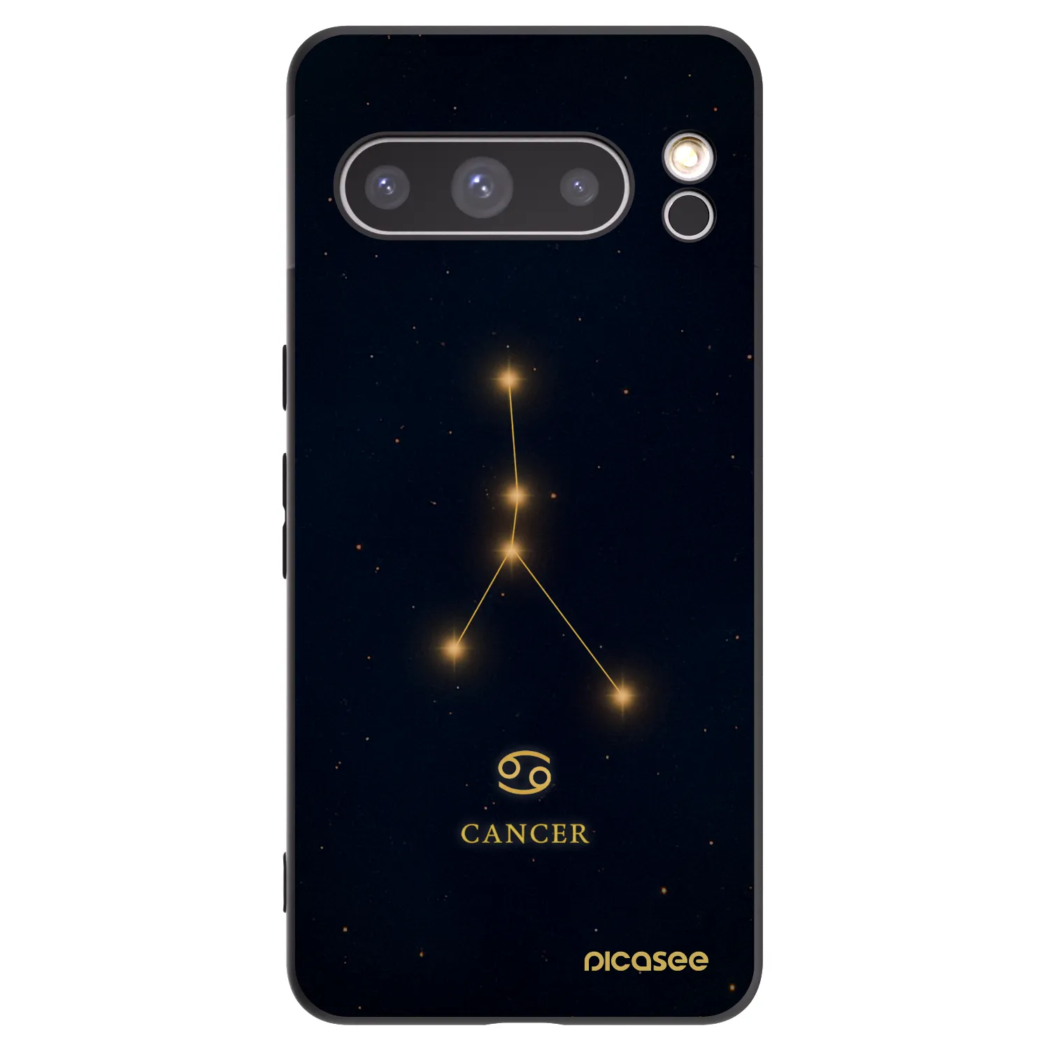 Picasee fekete szilikon tok az alábbi mobiltelefonokra Google Pixel 8 Pro - CANCER