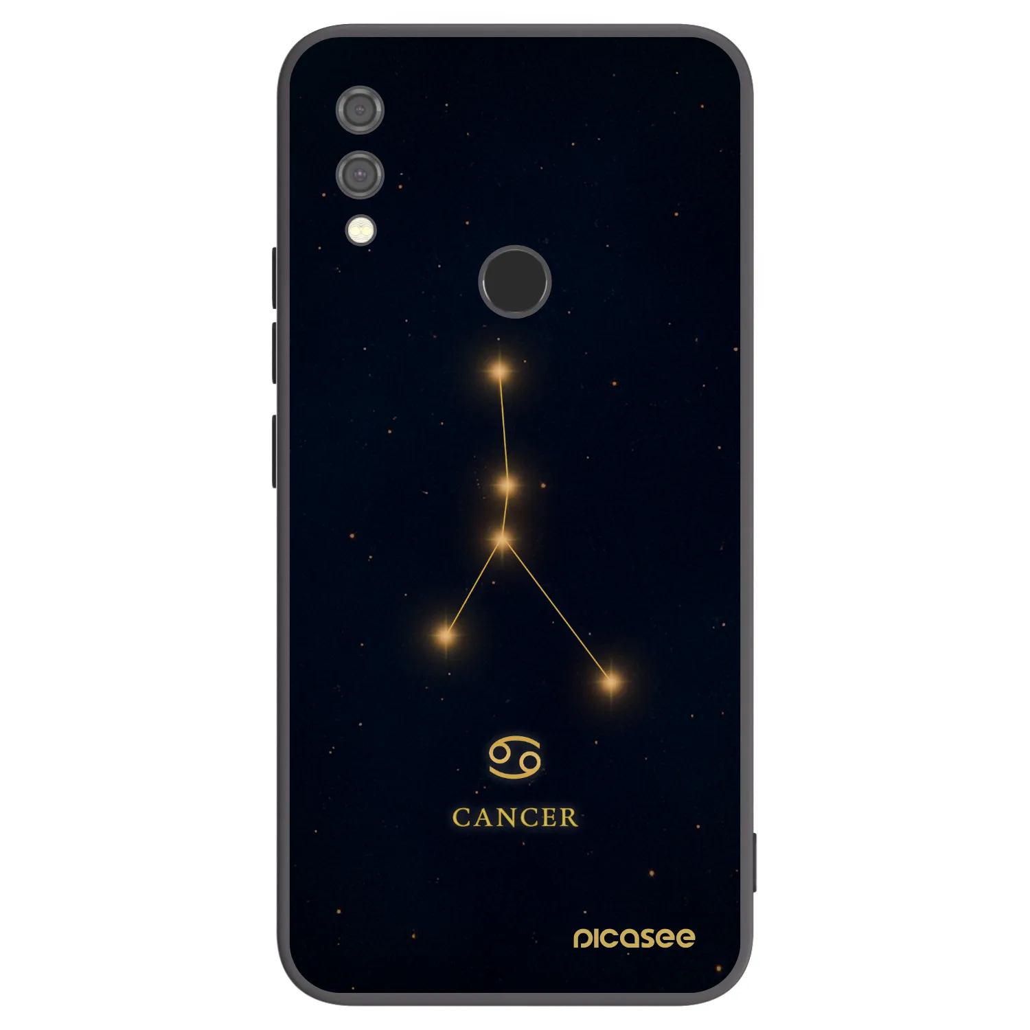 Picasee fekete szilikon tok az alábbi mobiltelefonokra Xiaomi Redmi Note 7 - CANCER