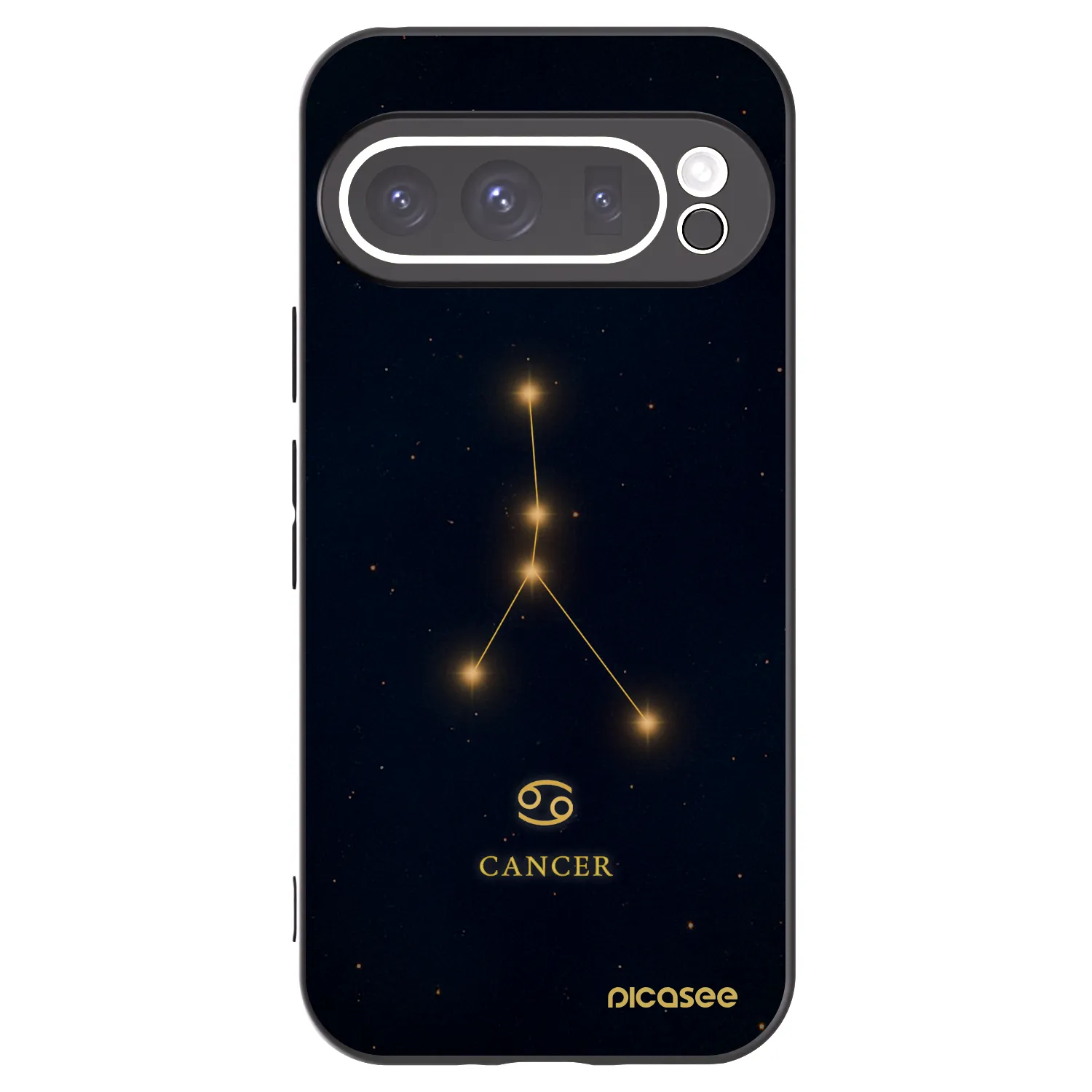 Picasee fekete szilikon tok az alábbi mobiltelefonokra Google Pixel 9 Pro - CANCER