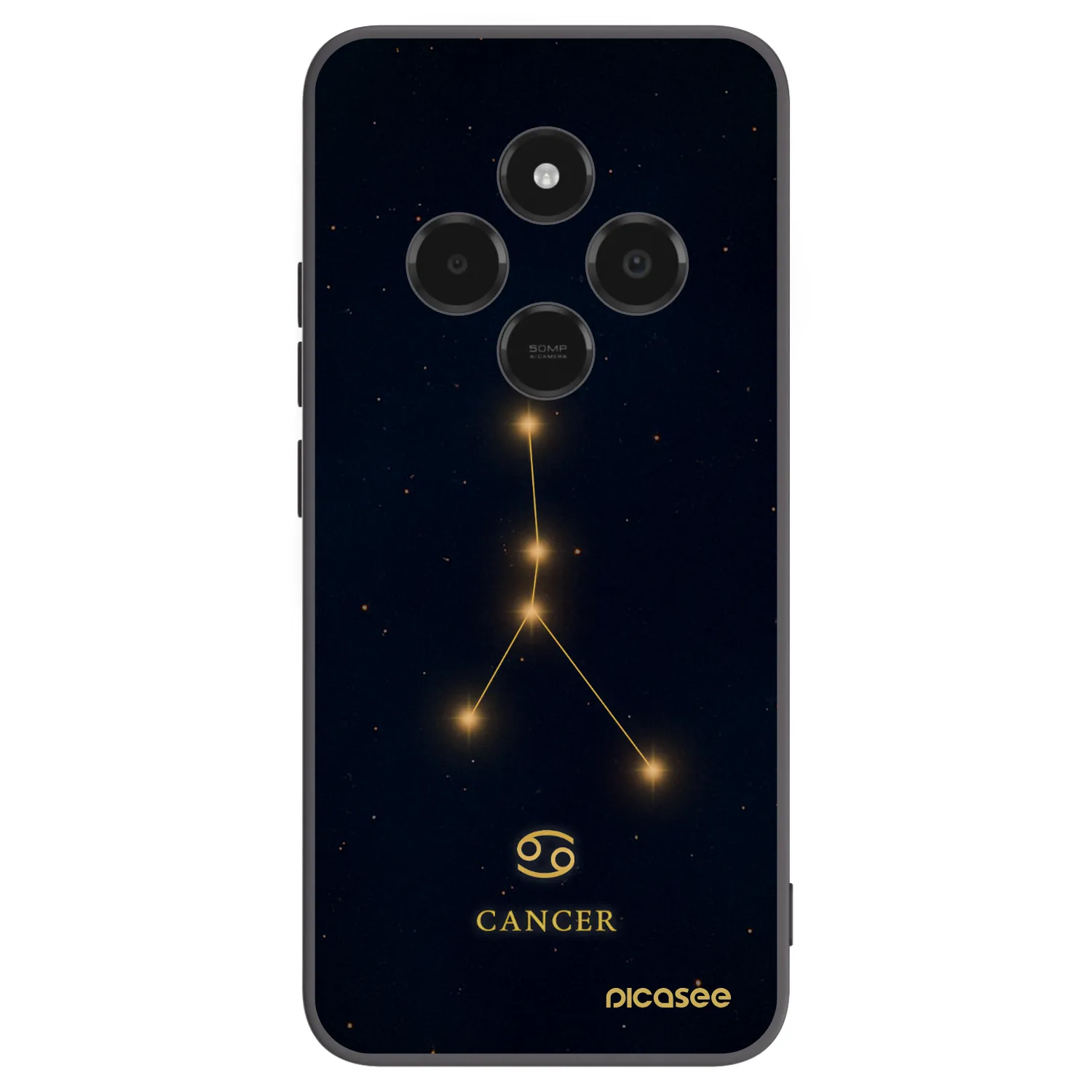 Picasee fekete szilikon tok az alábbi mobiltelefonokra Xiaomi Poco C75 - CANCER