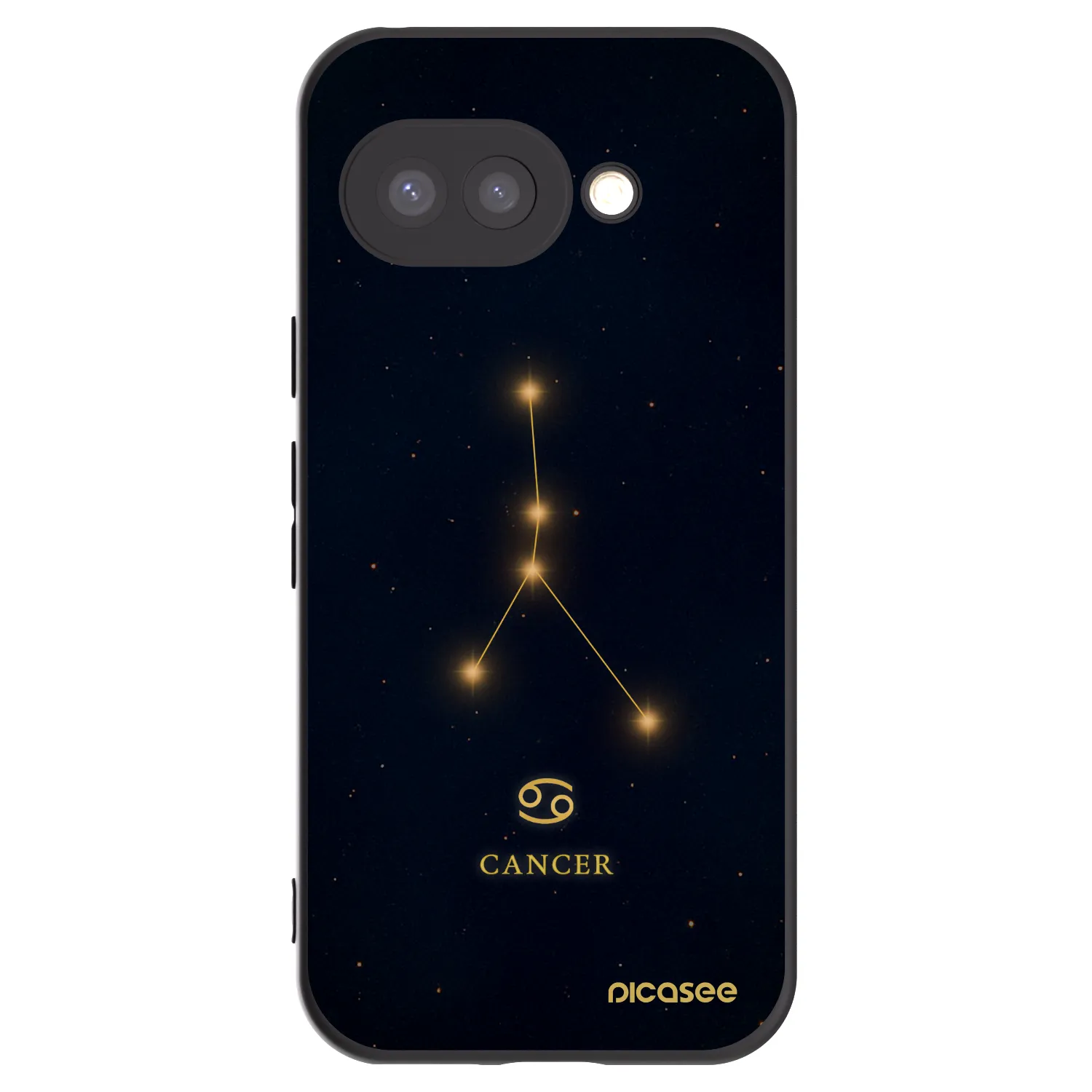 Picasee fekete szilikon tok az alábbi mobiltelefonokra Google Pixel 9a - CANCER