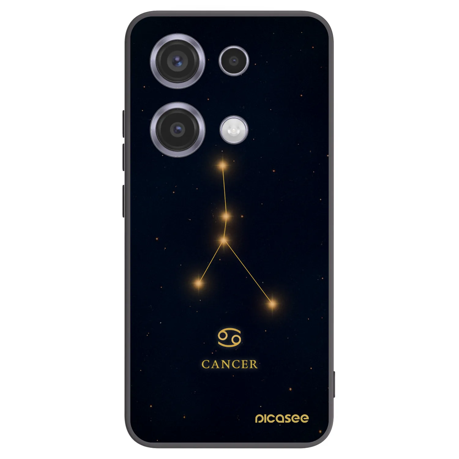 Picasee fekete szilikon tok az alábbi mobiltelefonokra Xiaomi Redmi Note 14S - CANCER