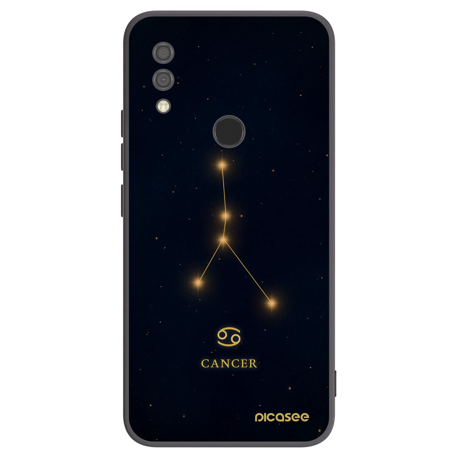 Picasee fekete szilikon tok az alábbi mobiltelefonokra Xiaomi Redmi 7 - CANCER