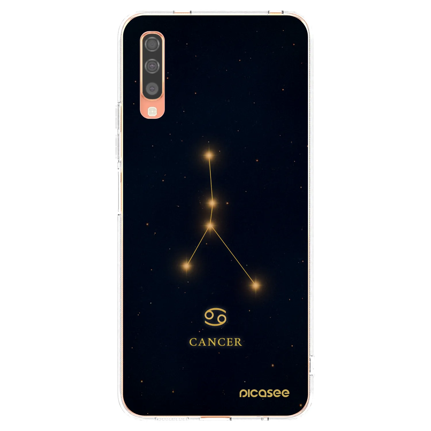 Picasee átlátszó szilikon tok az alábbi mobiltelefonokra Samsung Galaxy A70 A705F - CANCER