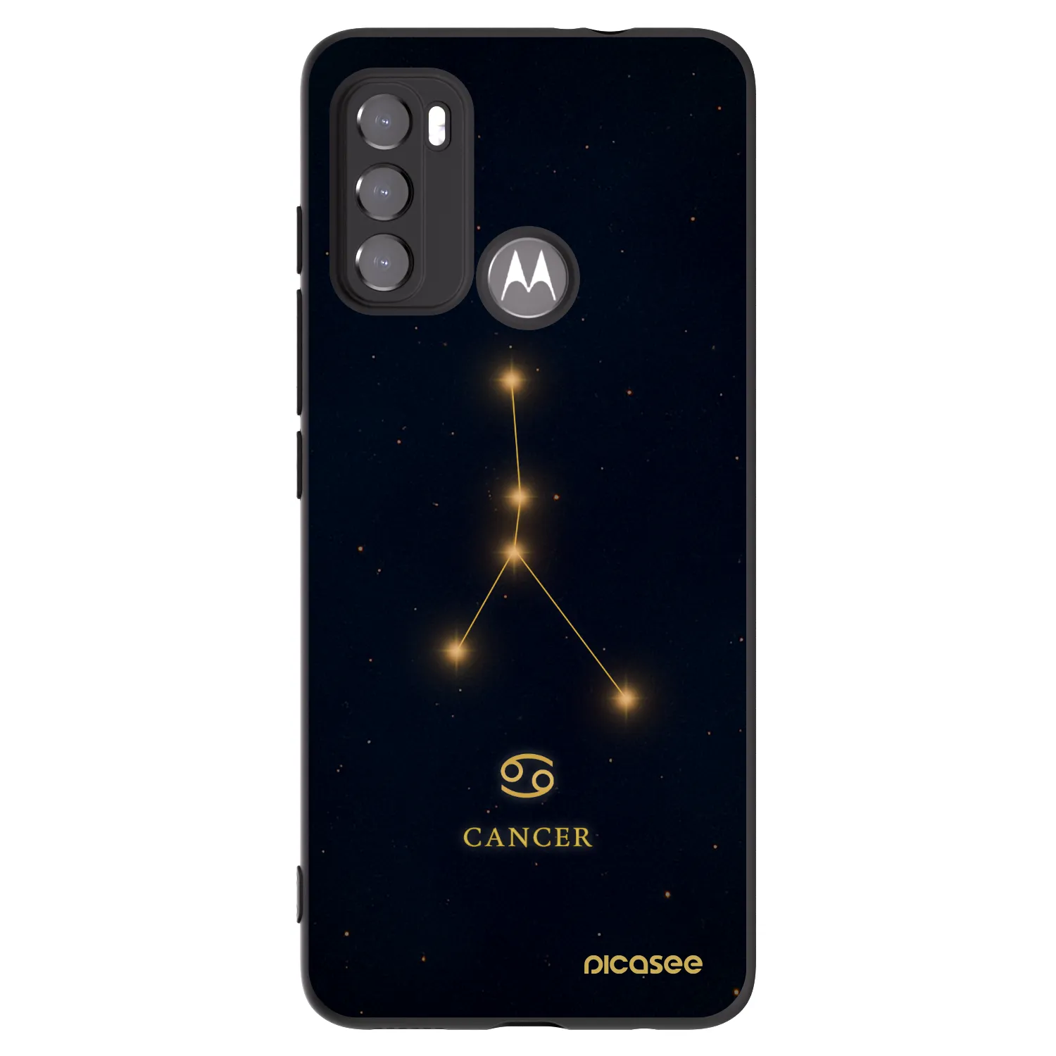 Picasee fekete szilikon tok az alábbi mobiltelefonokra Motorola Edge 60 5G - CANCER