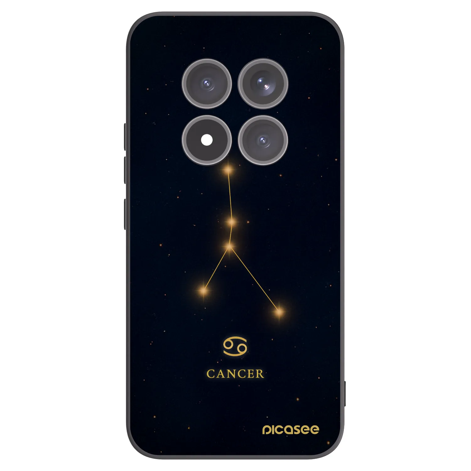 Picasee fekete szilikon tok az alábbi mobiltelefonokra Xiaomi Redmi Note 15 Pro+ - CANCER